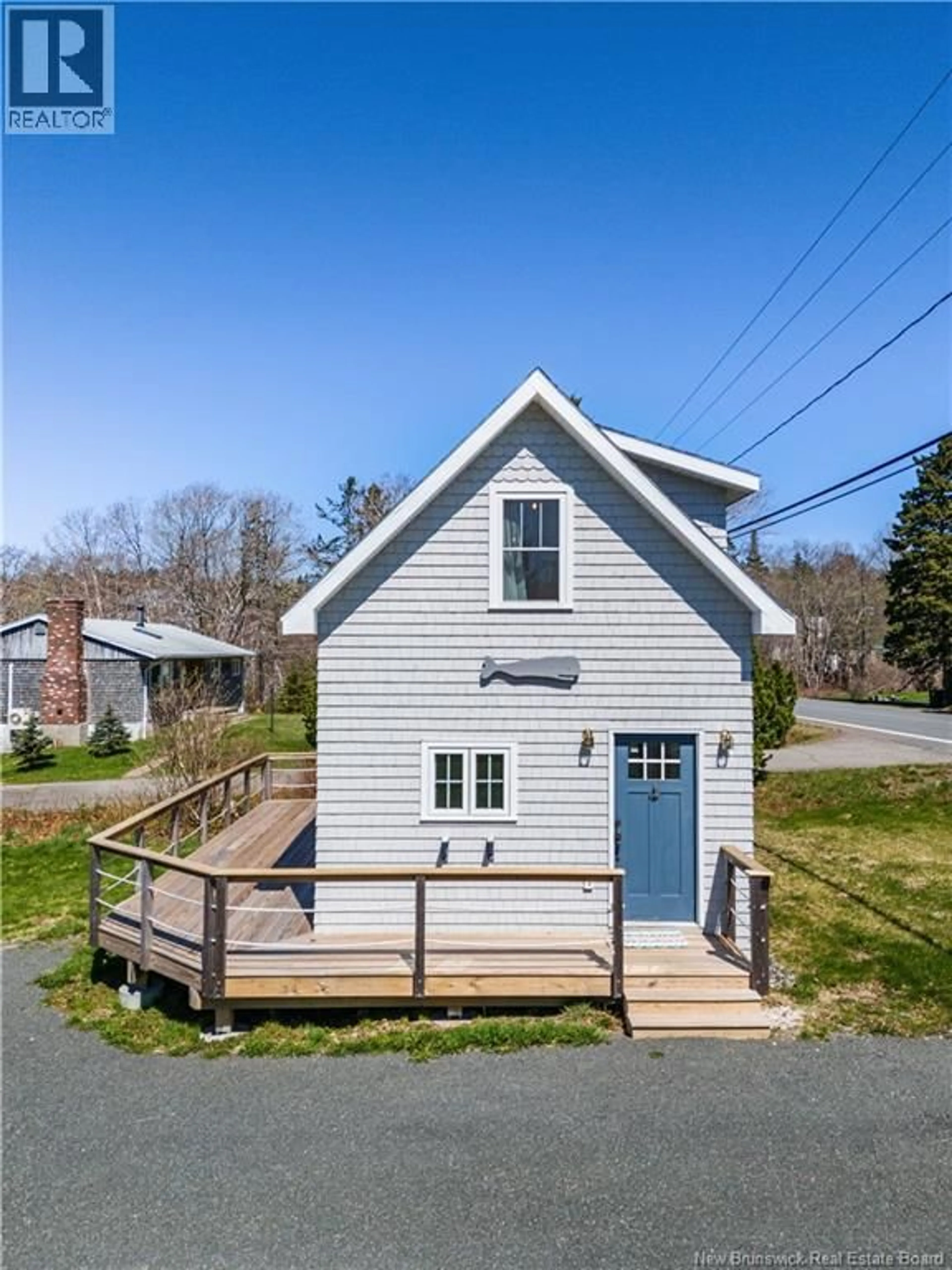 A pic from outside/outdoor area/front of a property/back of a property/a pic from drone, street for 19 NORTH ROAD, Campobello Island New Brunswick E5E1C1