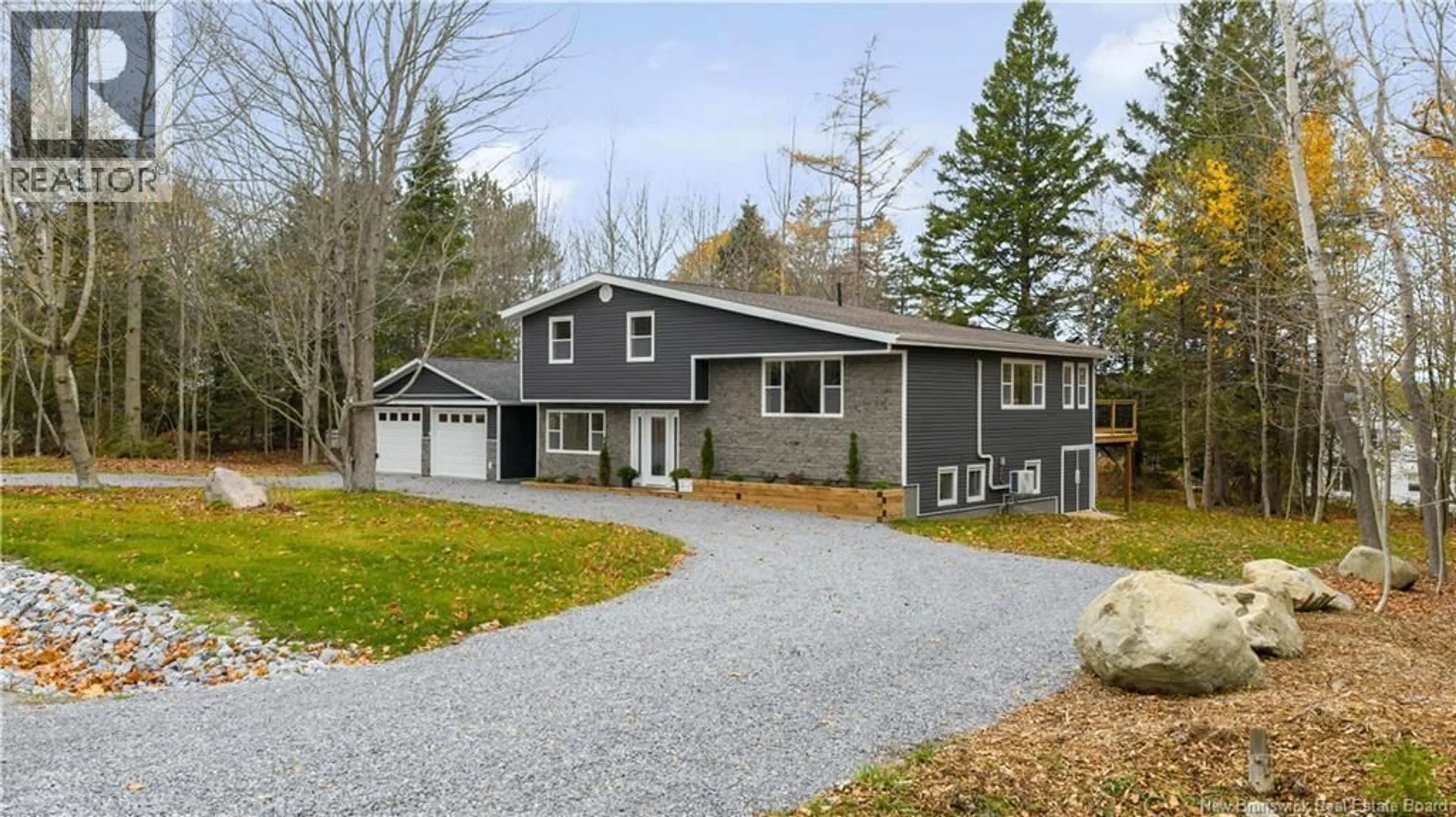 Home with vinyl exterior material, street for 2 IAN CRESCENT, Rothesay New Brunswick E2E5P9