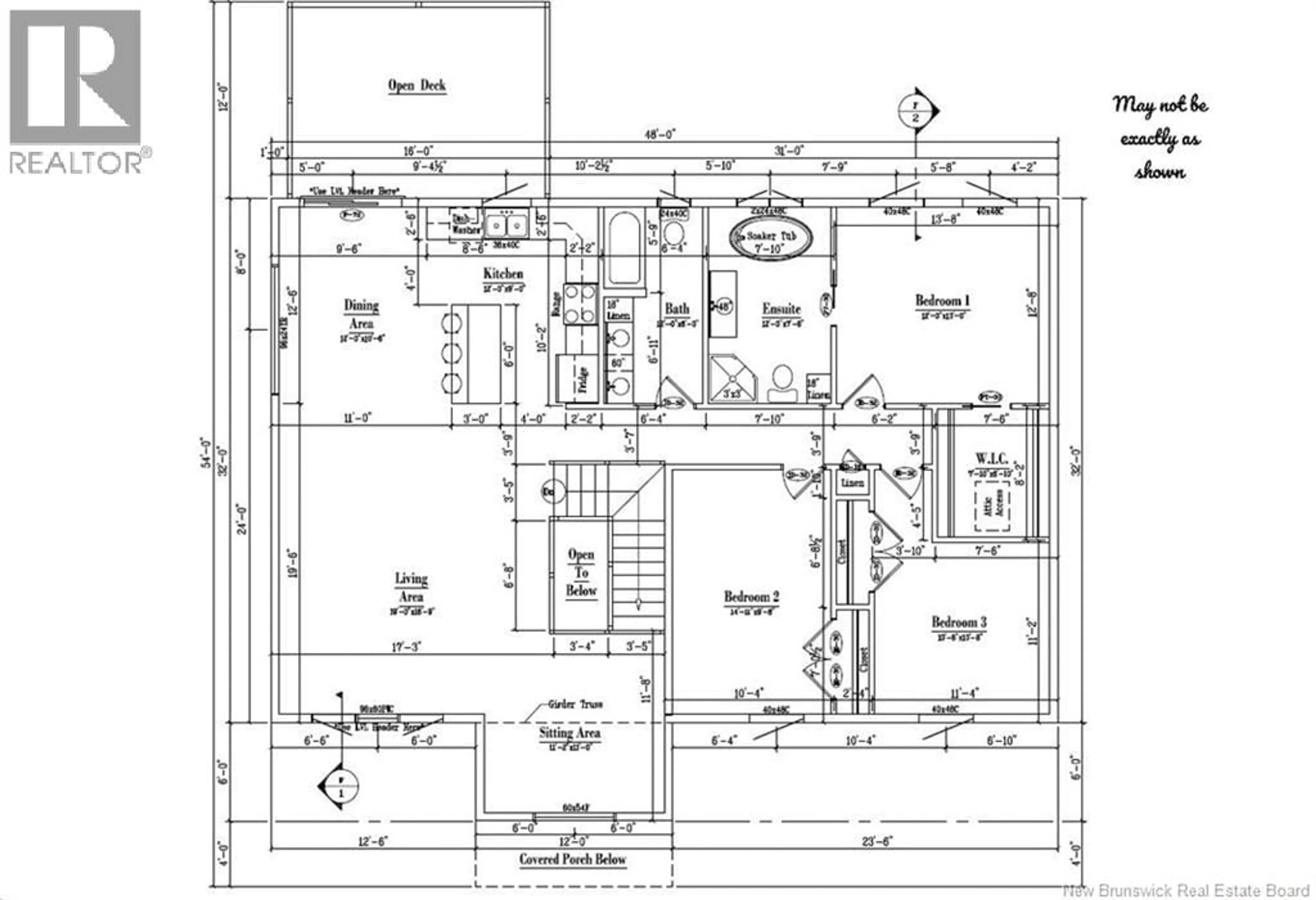 Floor plan for House & Lot - 2024-25 EAGLES LANE, Killarney Road New Brunswick E3G9E2