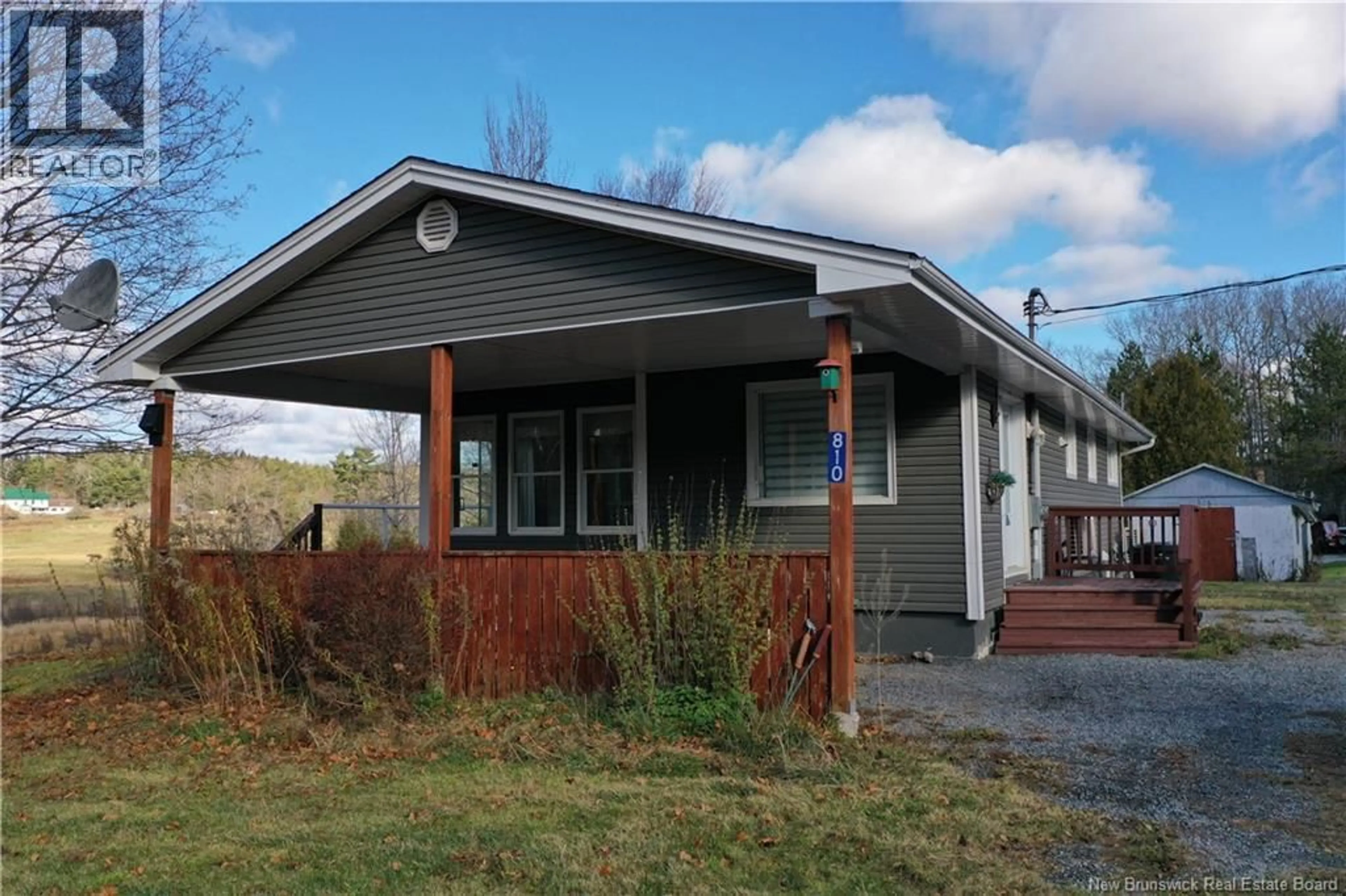 Home with vinyl exterior material, street for 810 DAMASCUS ROAD, Damascus New Brunswick E5N4A1