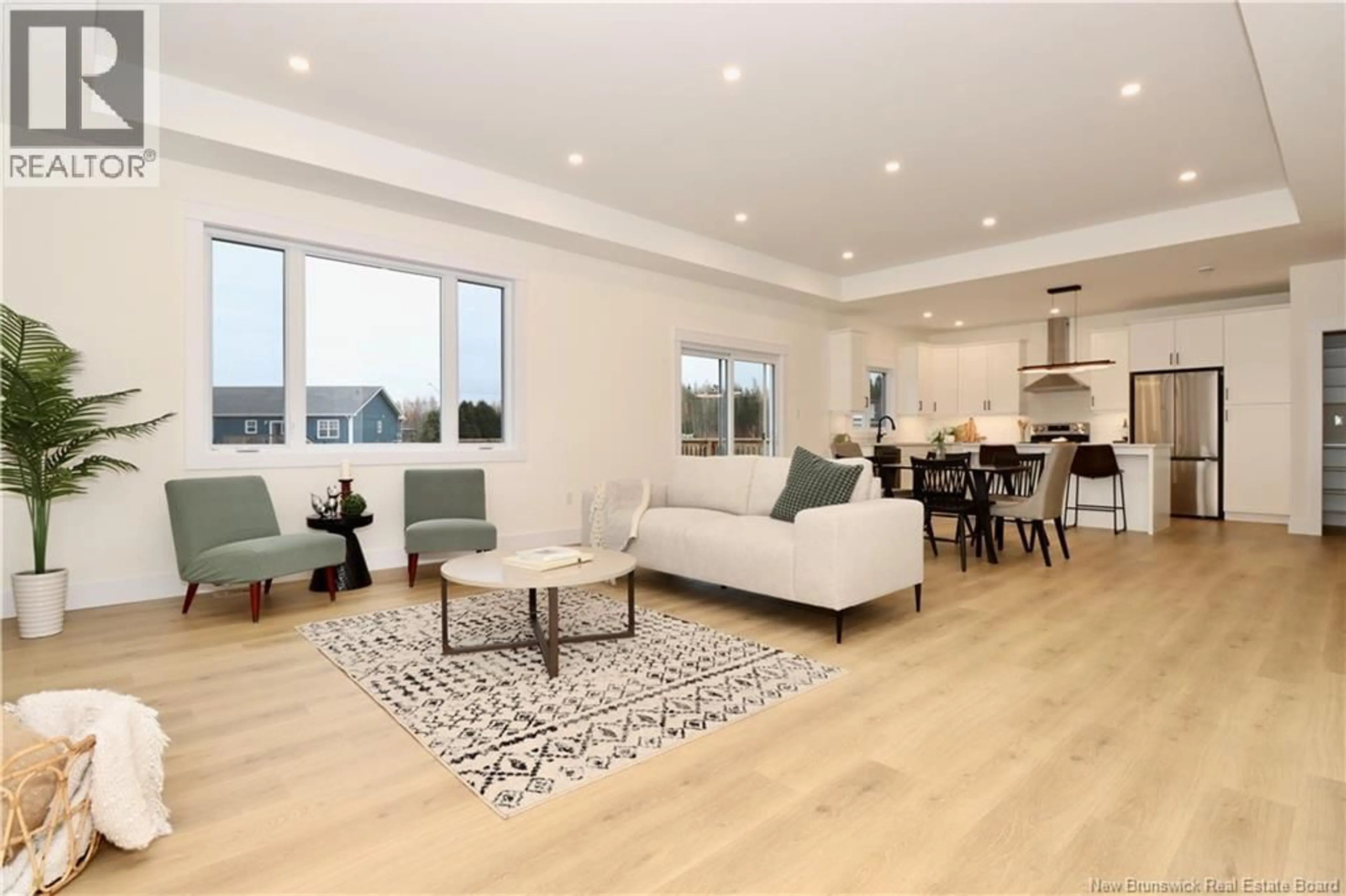 Living room with furniture, wood/laminate floor for 131 CARRINGTON DRIVE, Riverview New Brunswick E1B5B8