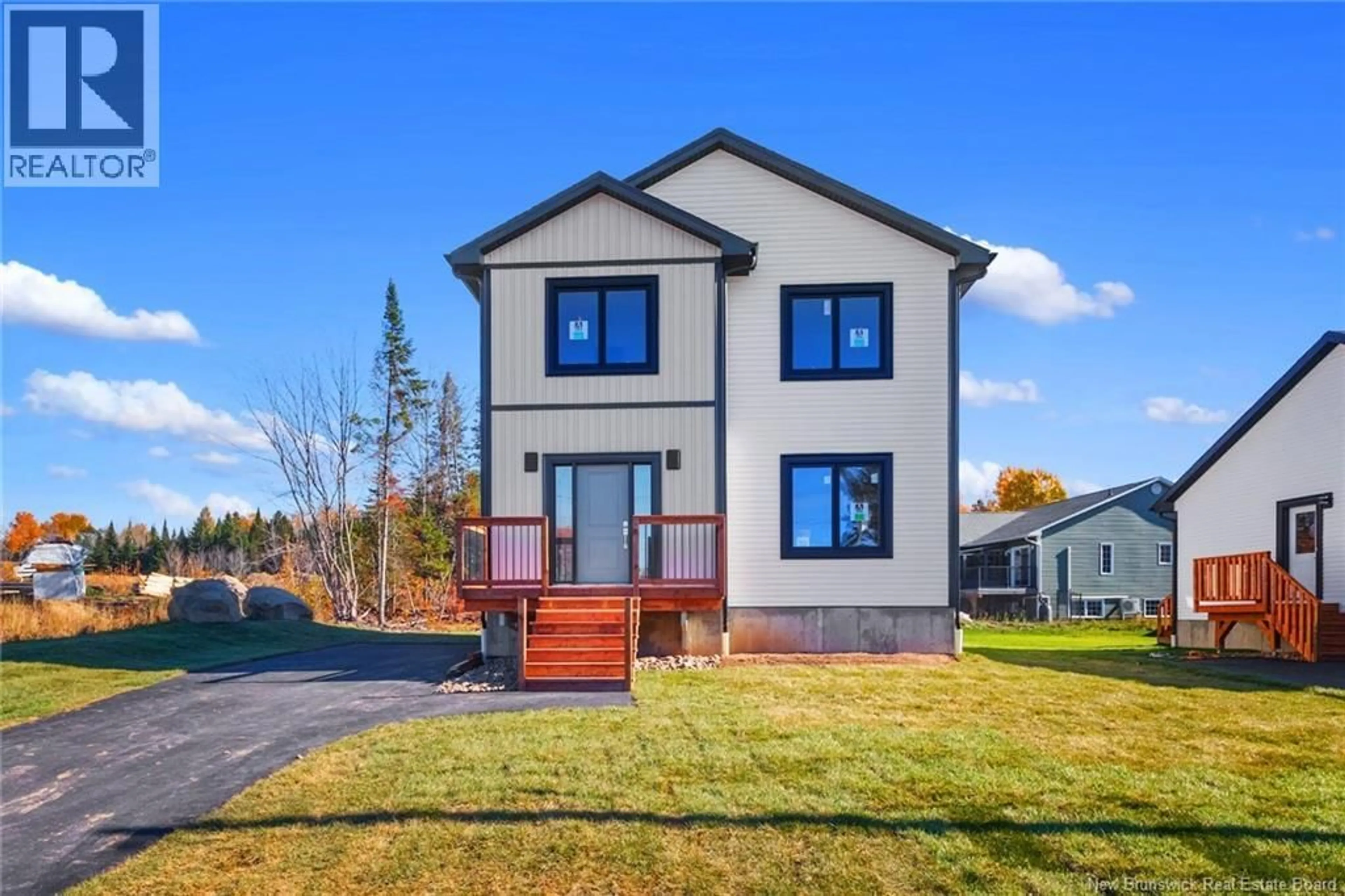 Home with vinyl exterior material, street for 32 ATTENBOROUGH DRIVE, Fredericton New Brunswick E3A9R6