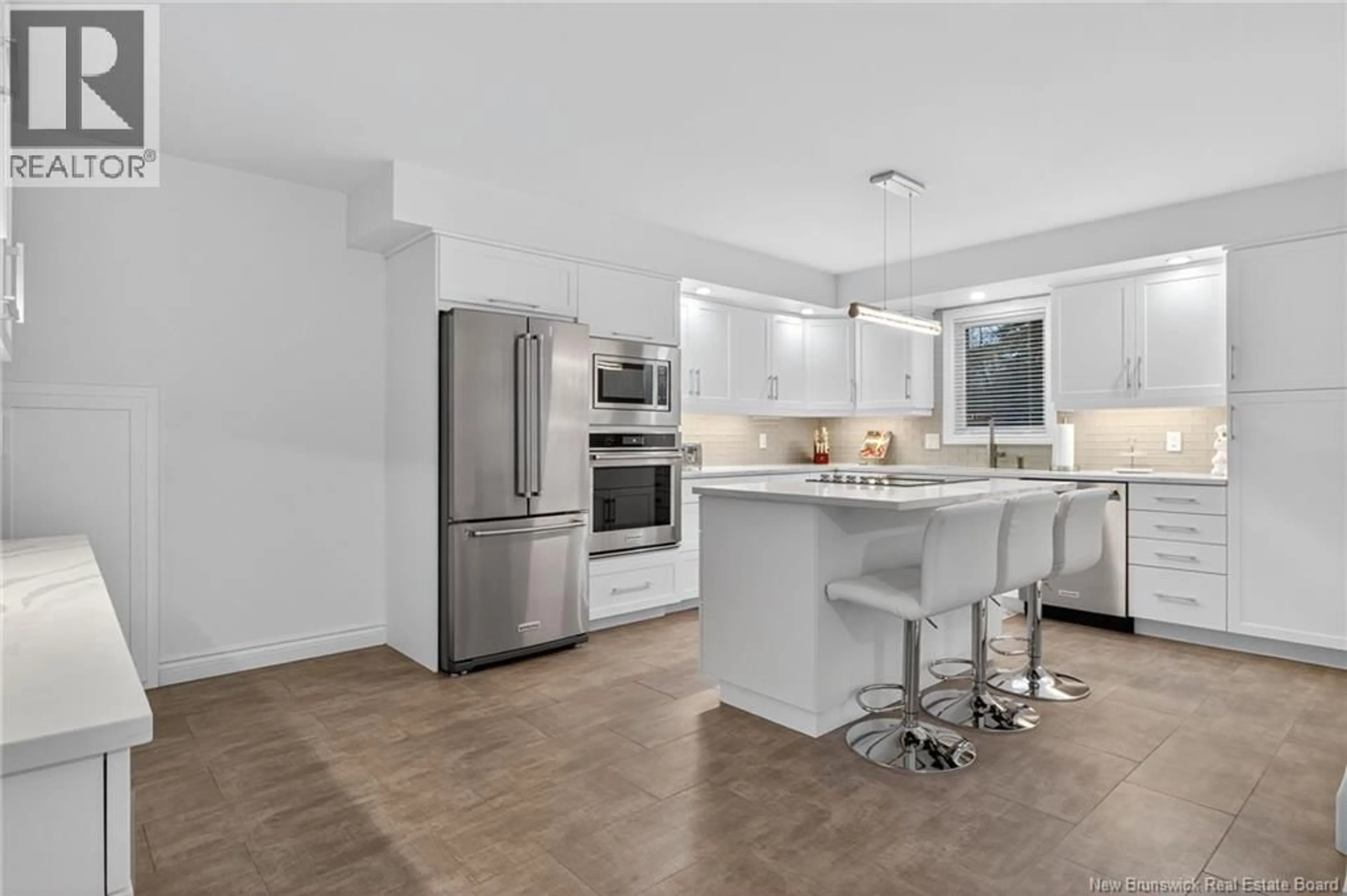 Open concept kitchen, ceramic/tile floor for 1 HAVENWOOD COURT, Moncton New Brunswick E1A5W4