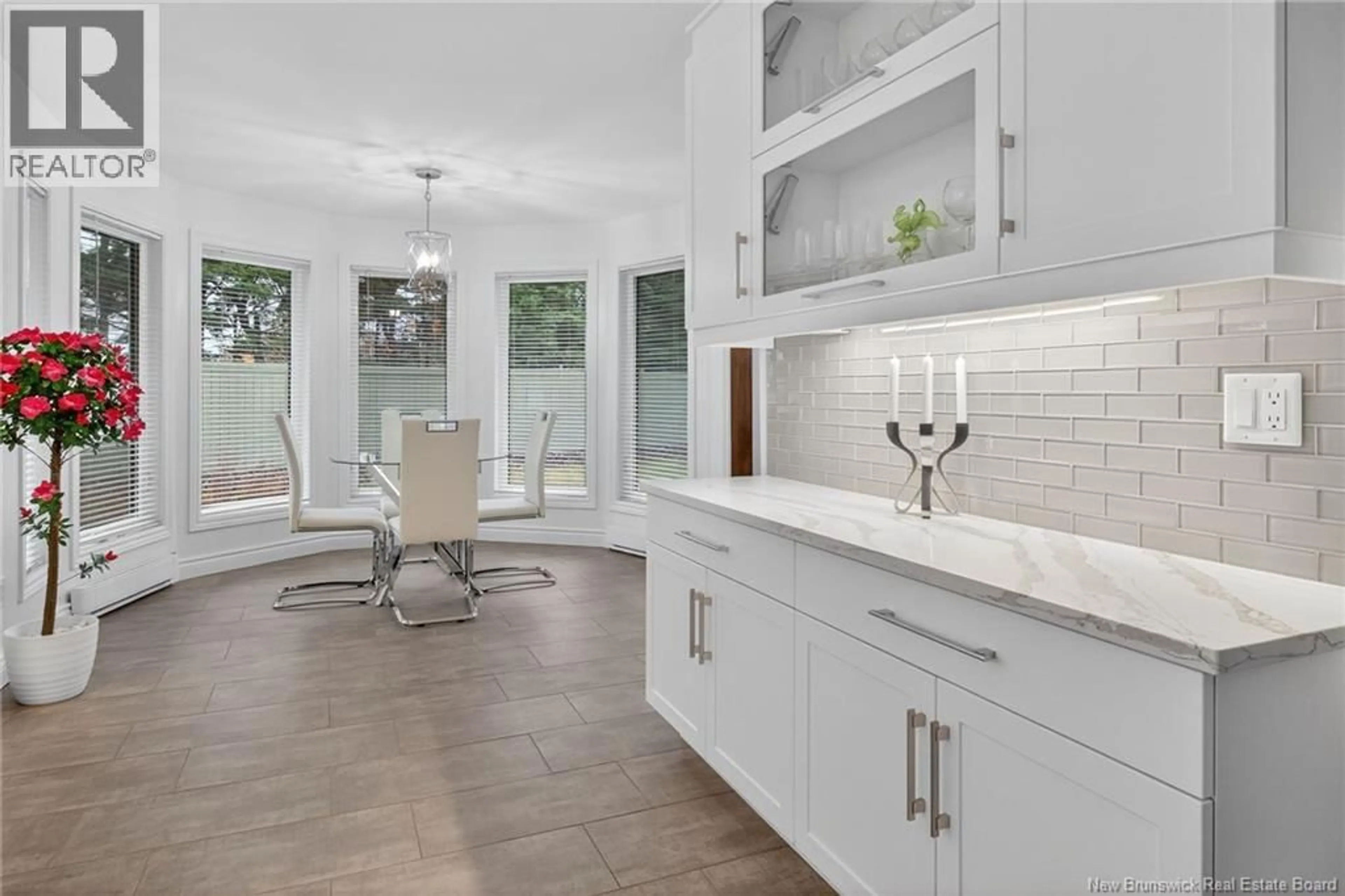 Open concept kitchen, ceramic/tile floor for 1 HAVENWOOD COURT, Moncton New Brunswick E1A5W4