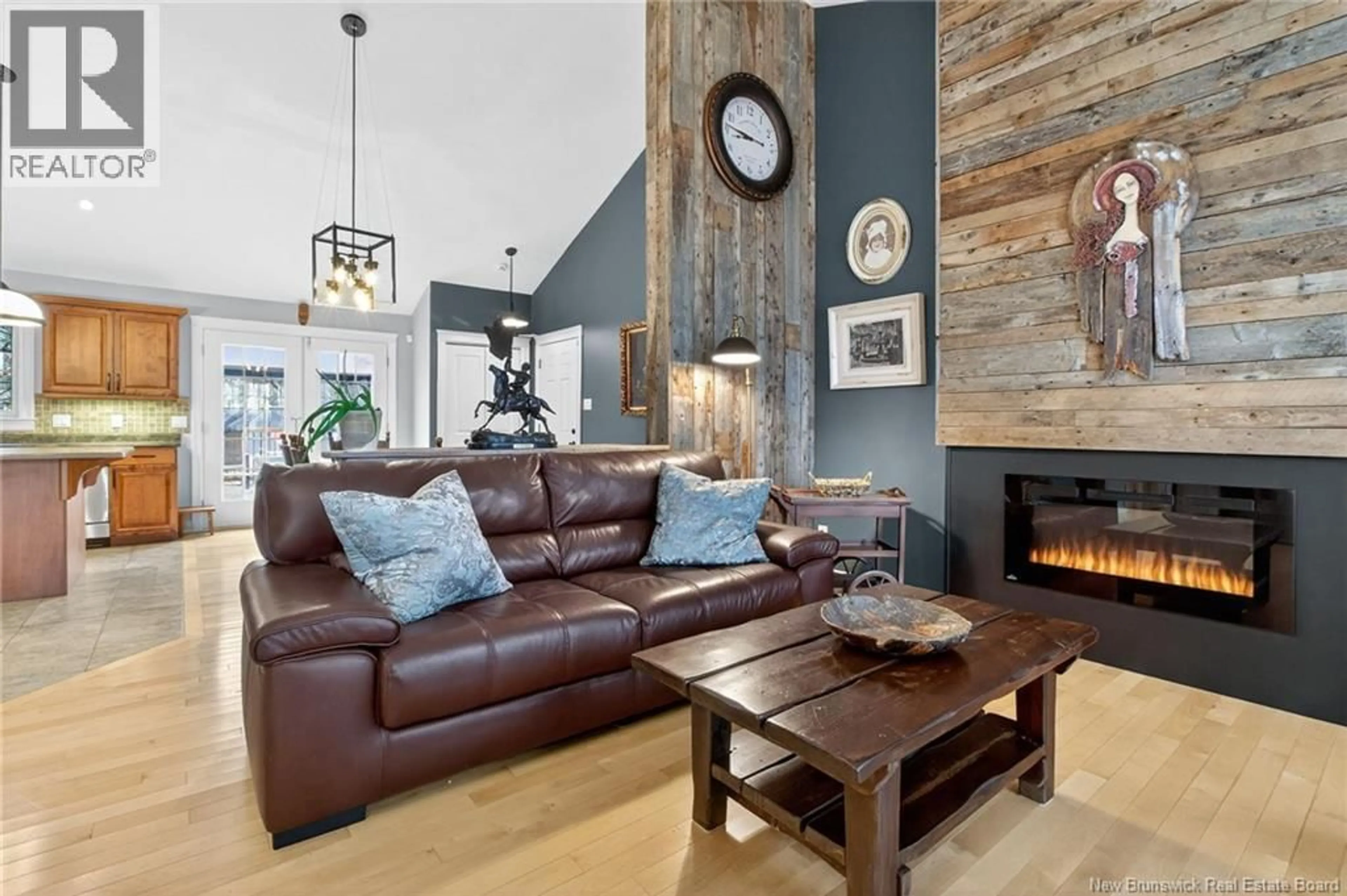 Living room with furniture, wood/laminate floor for 388 GRANDE-VALLEE STREET, Dieppe New Brunswick E1A8R9