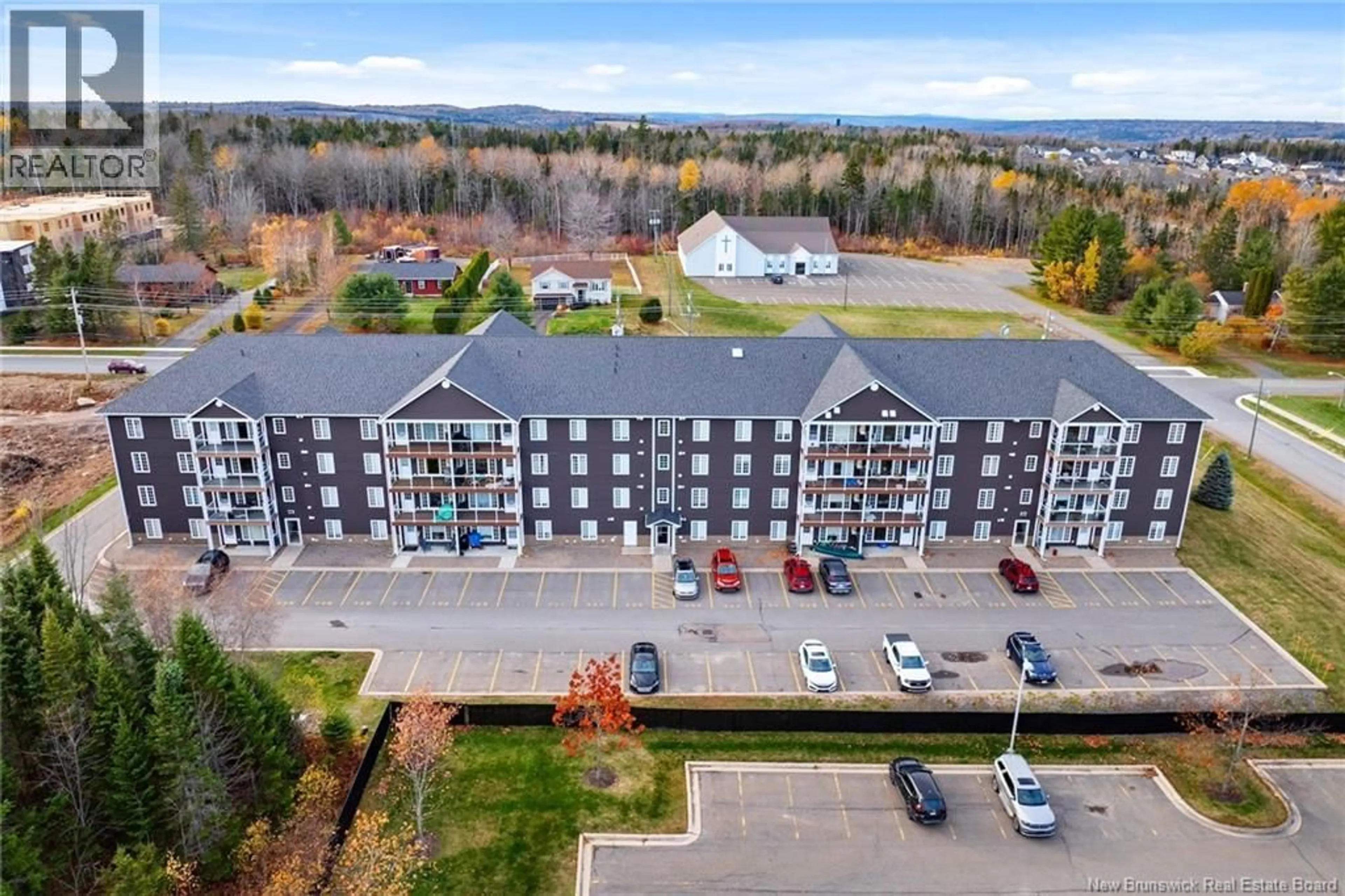 A pic from outside/outdoor area/front of a property/back of a property/a pic from drone, building for 222 - 225 SERENITY LANE LANE, Fredericton New Brunswick E3B0H1