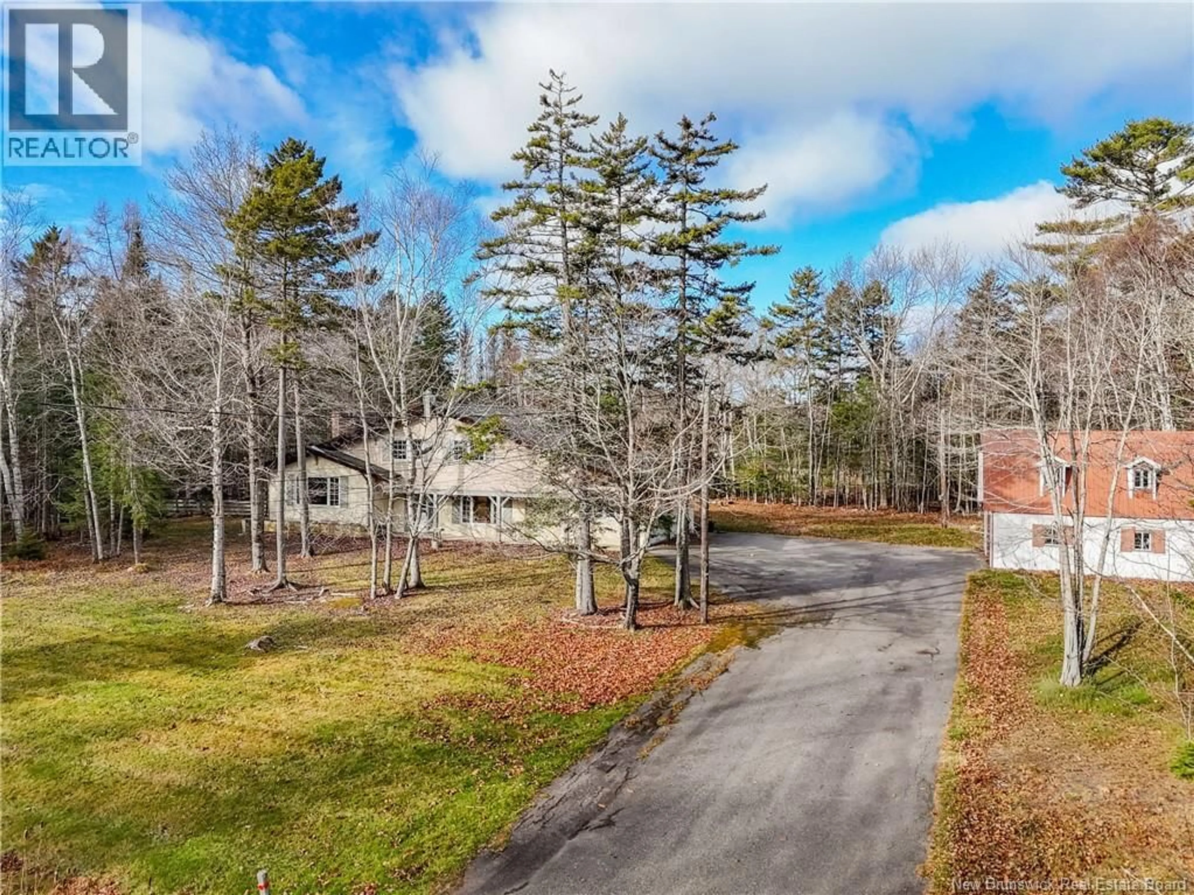 A pic from outside/outdoor area/front of a property/back of a property/a pic from drone, forest/trees view for 51 ISLANDVIEW DRIVE, Douglas New Brunswick E3G7R8
