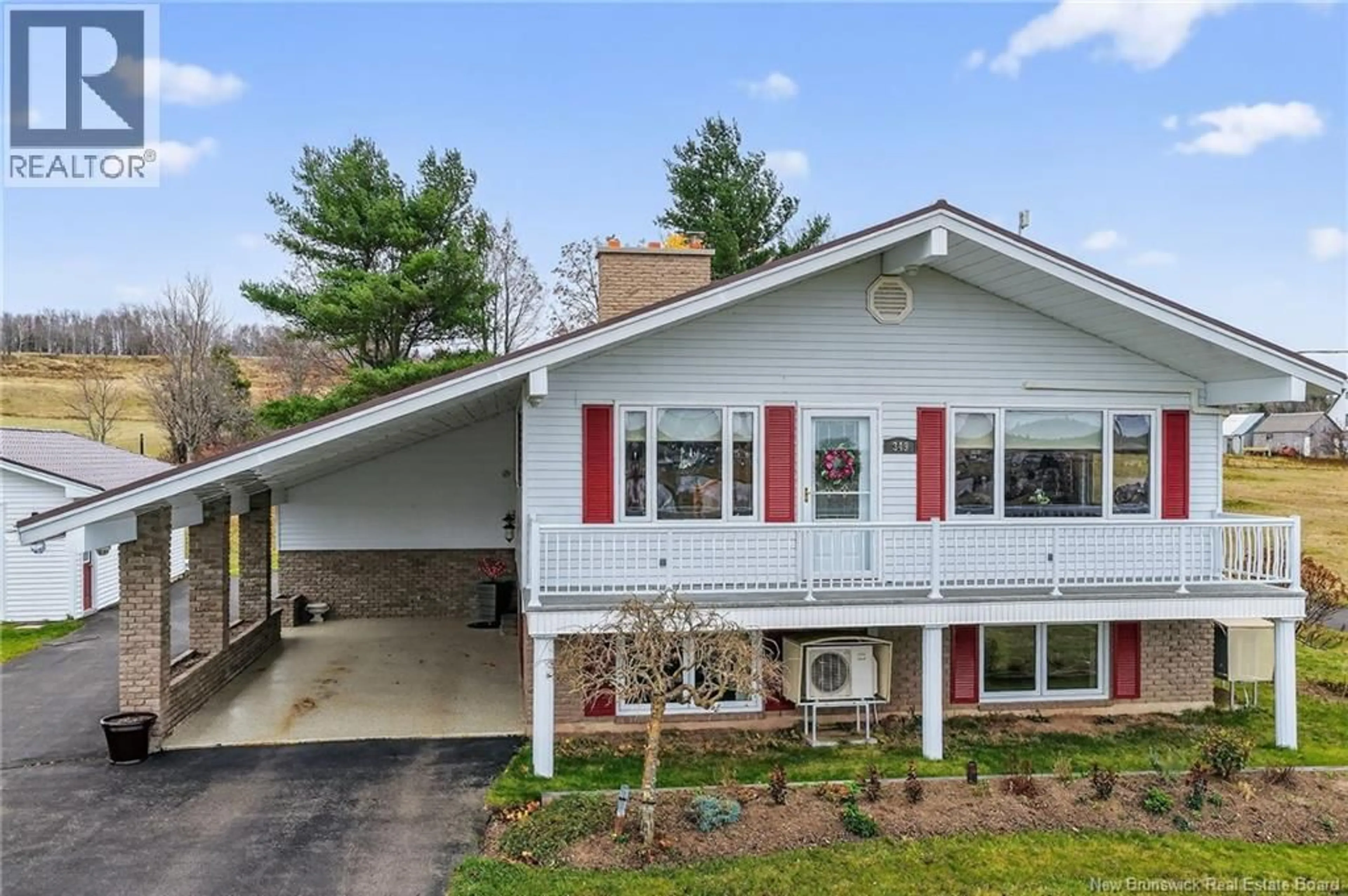 Home with vinyl exterior material, street for 349 COATES MILLS SOUTH ROAD, Sainte-Marie-De-Kent New Brunswick E4S1P3