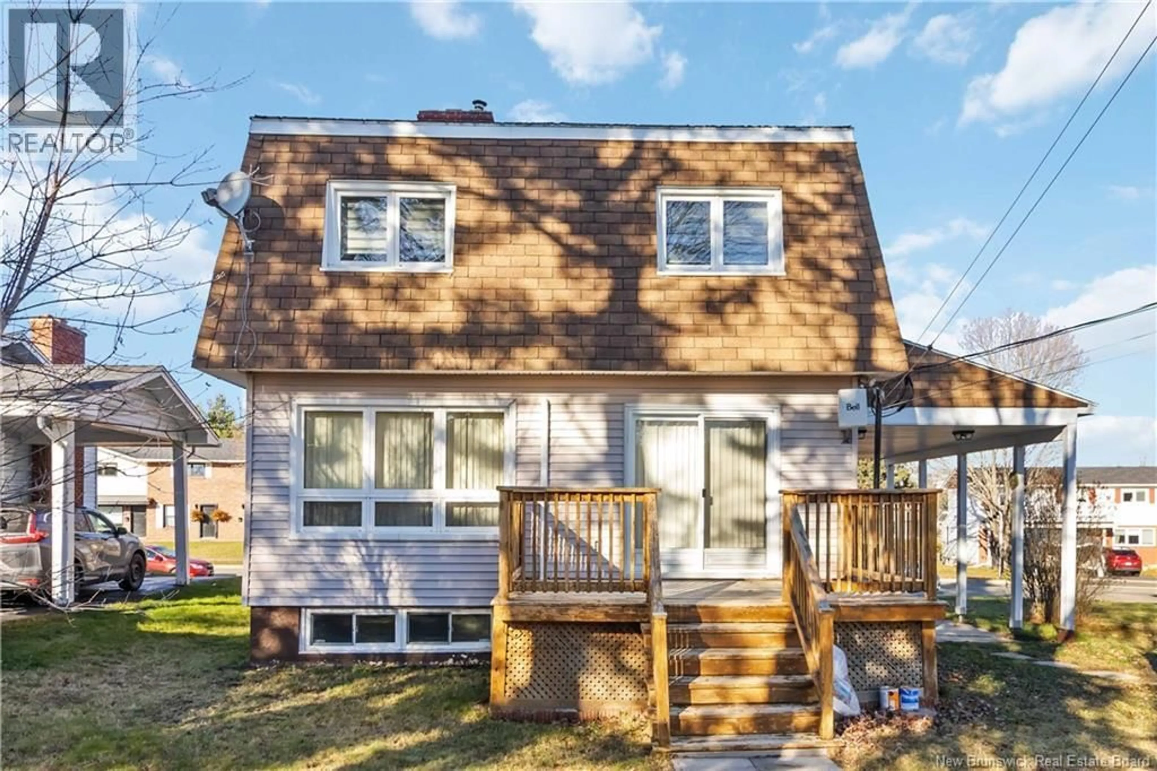 Home with vinyl exterior material, street for 72 ANNE STREET, Moncton New Brunswick E1C4J6