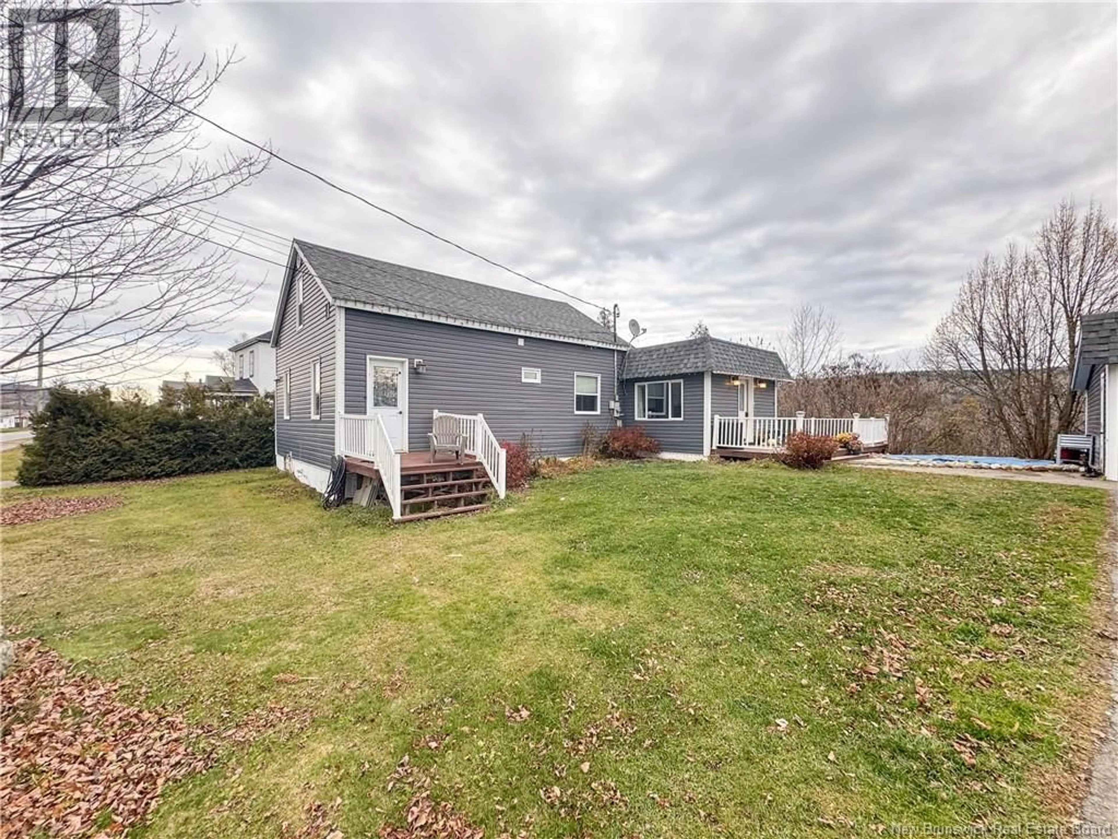 A pic from outside/outdoor area/front of a property/back of a property/a pic from drone, water/lake/river/ocean view for 222 MAIN STREET, Aroostook New Brunswick E7H2Z7