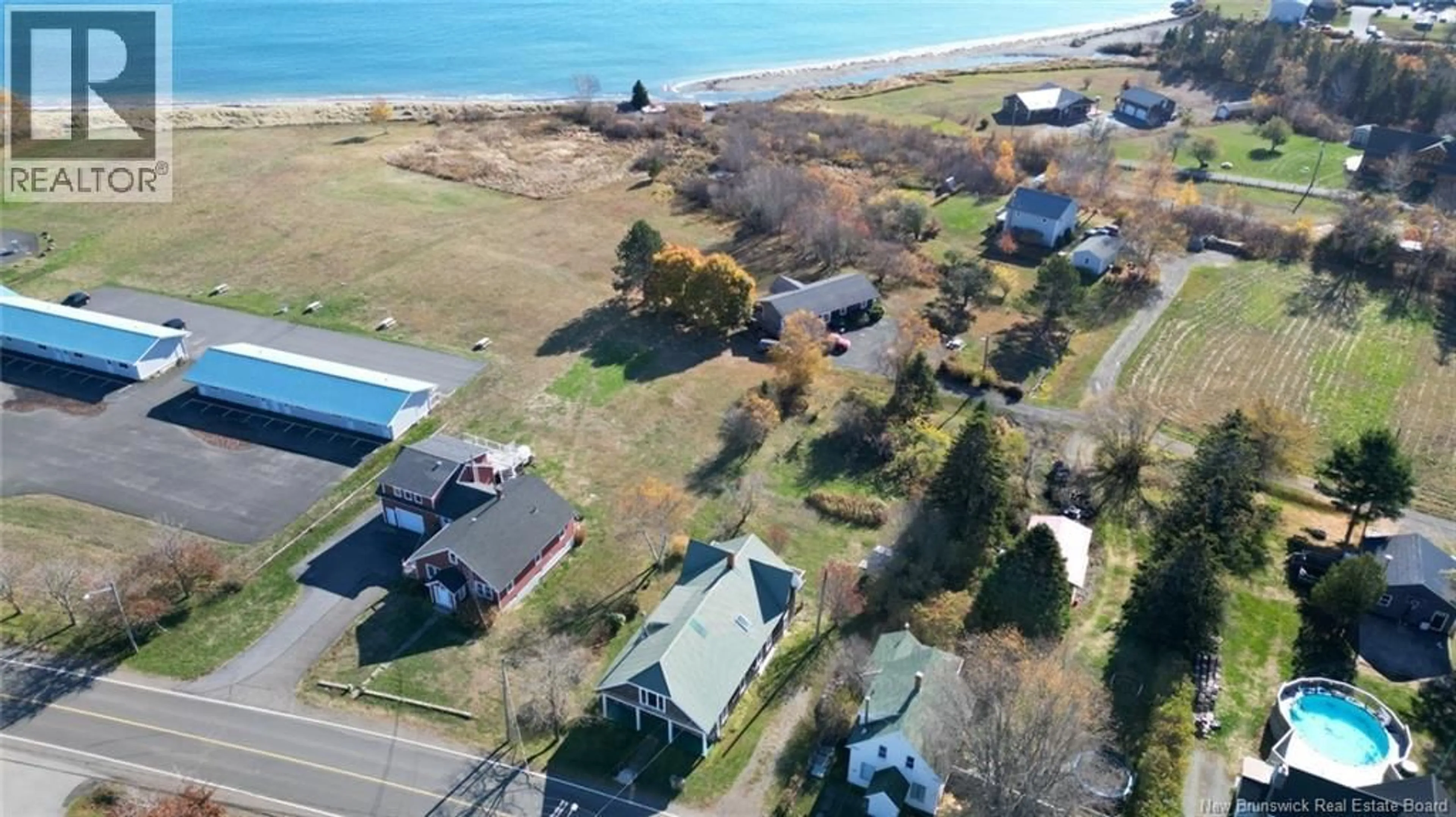 A pic from outside/outdoor area/front of a property/back of a property/a pic from drone, water/lake/river/ocean view for 131 ROUTE 776, Grand Manan New Brunswick E5G1A4
