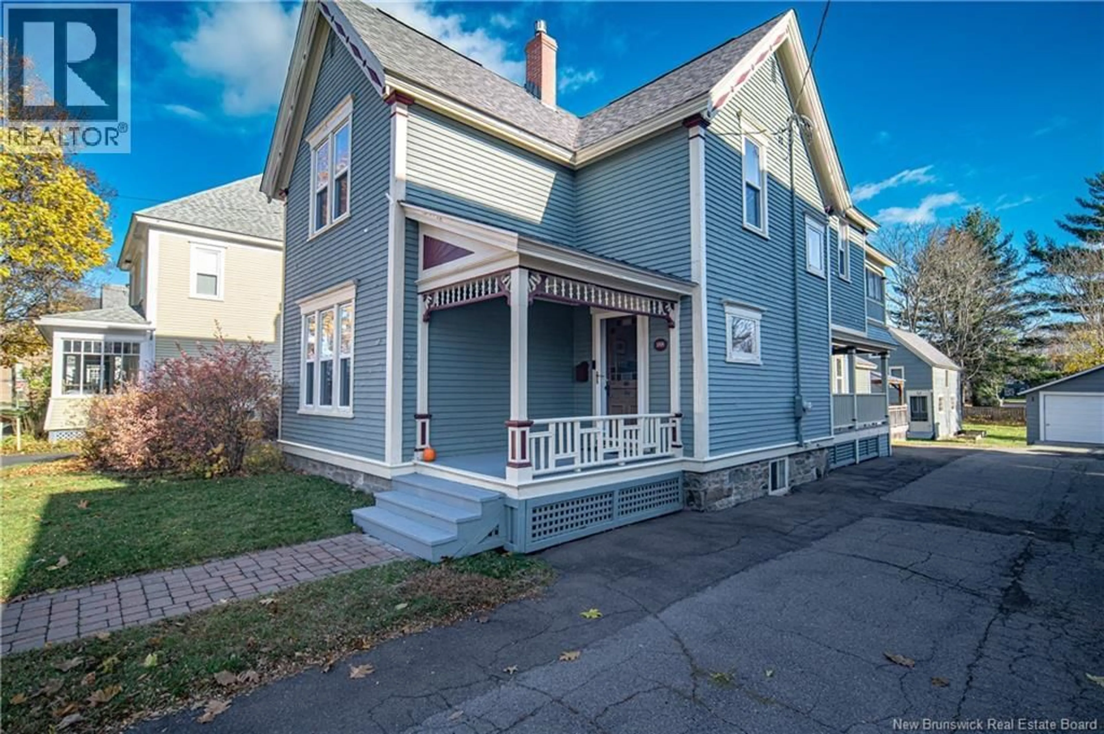 Home with vinyl exterior material, street for 188 O DELL AVENUE, Fredericton New Brunswick E3B2L5