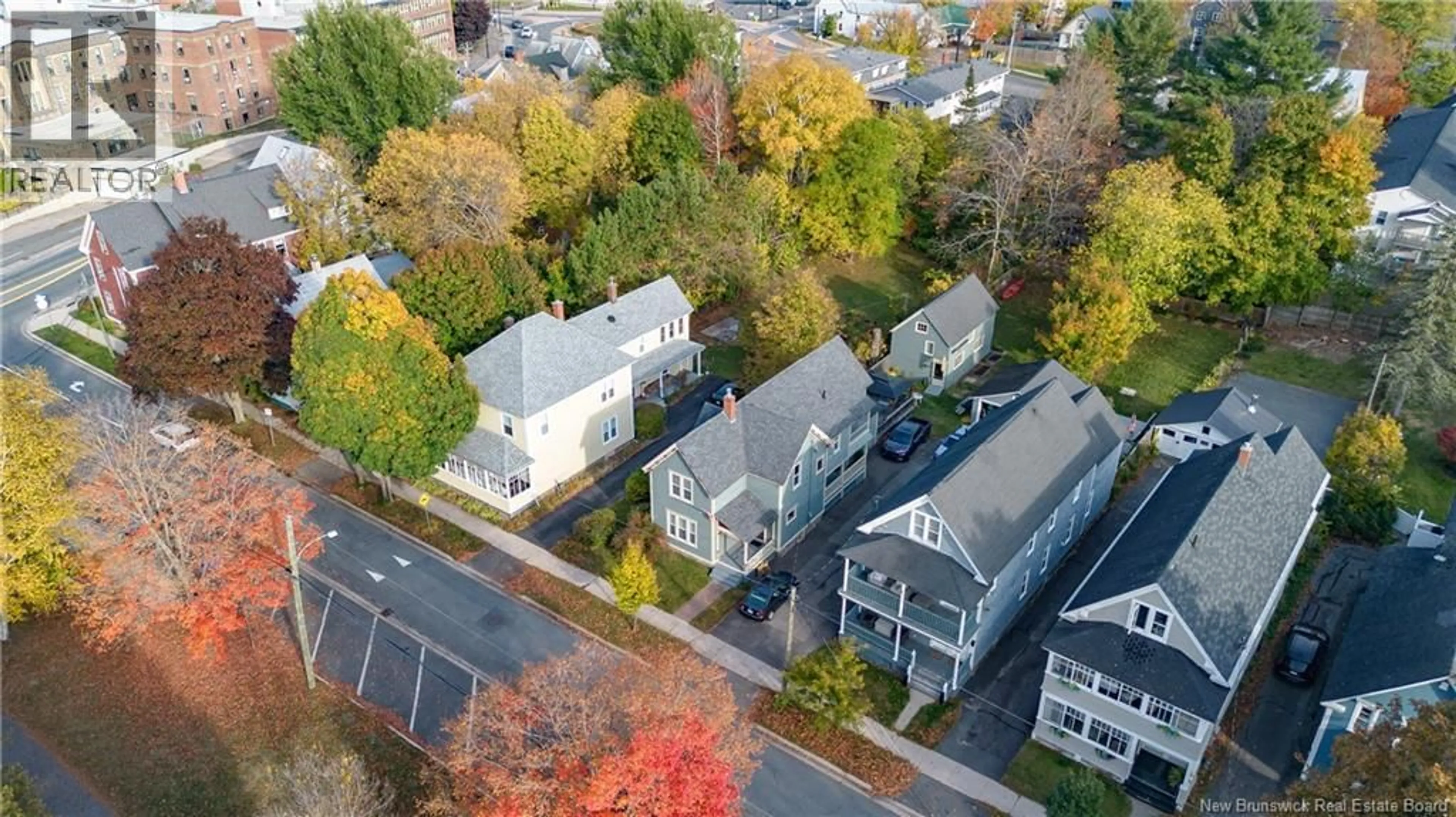 A pic from outside/outdoor area/front of a property/back of a property/a pic from drone, city buildings view from balcony for 188 O DELL AVENUE, Fredericton New Brunswick E3B2L5