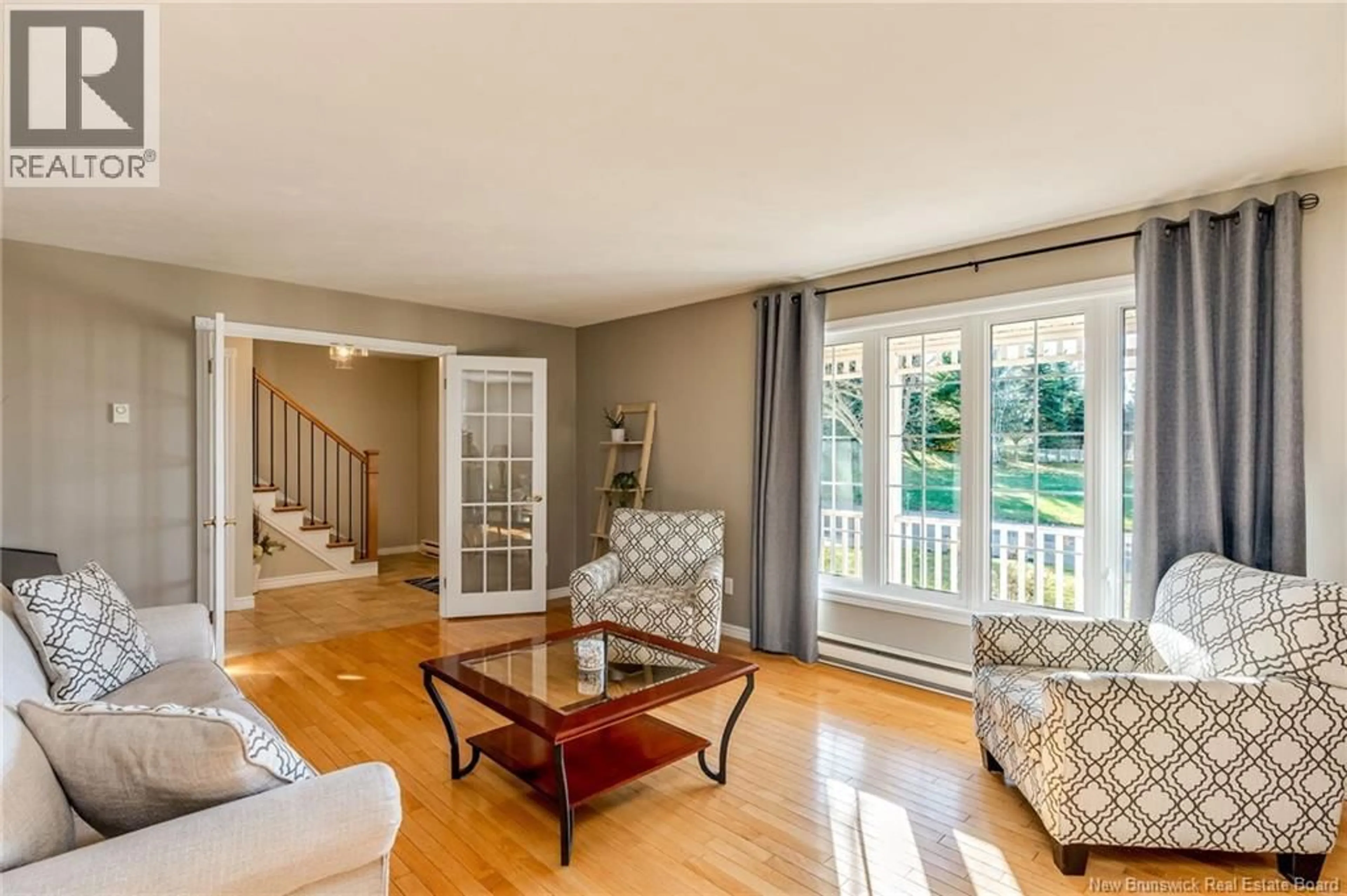 Living room with furniture, wood/laminate floor for 3 JANE CRESCENT, Riverview New Brunswick E1B4Z7