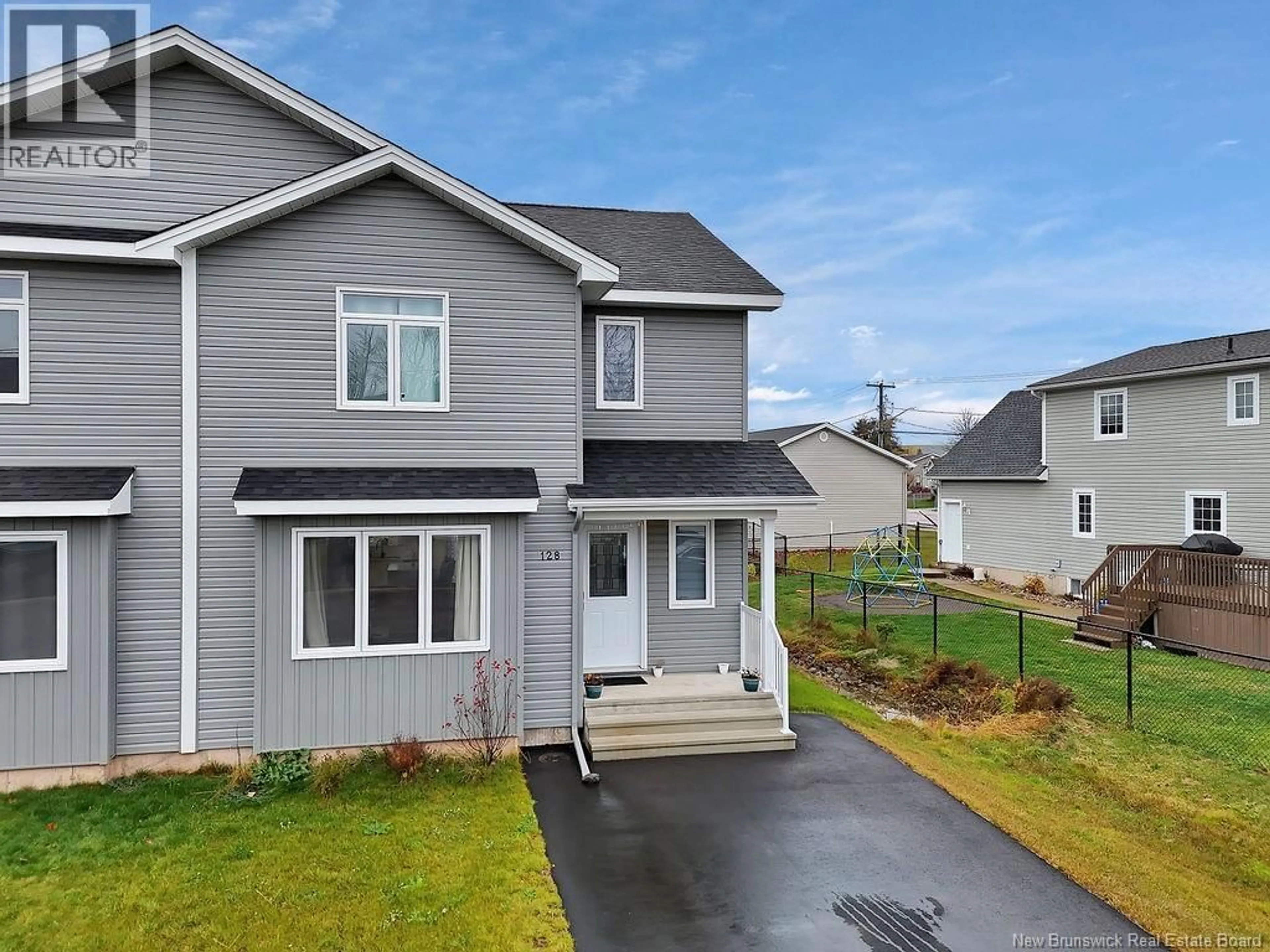 Home with vinyl exterior material, street for 128 BELFRY STREET, Moncton New Brunswick E1G6J3