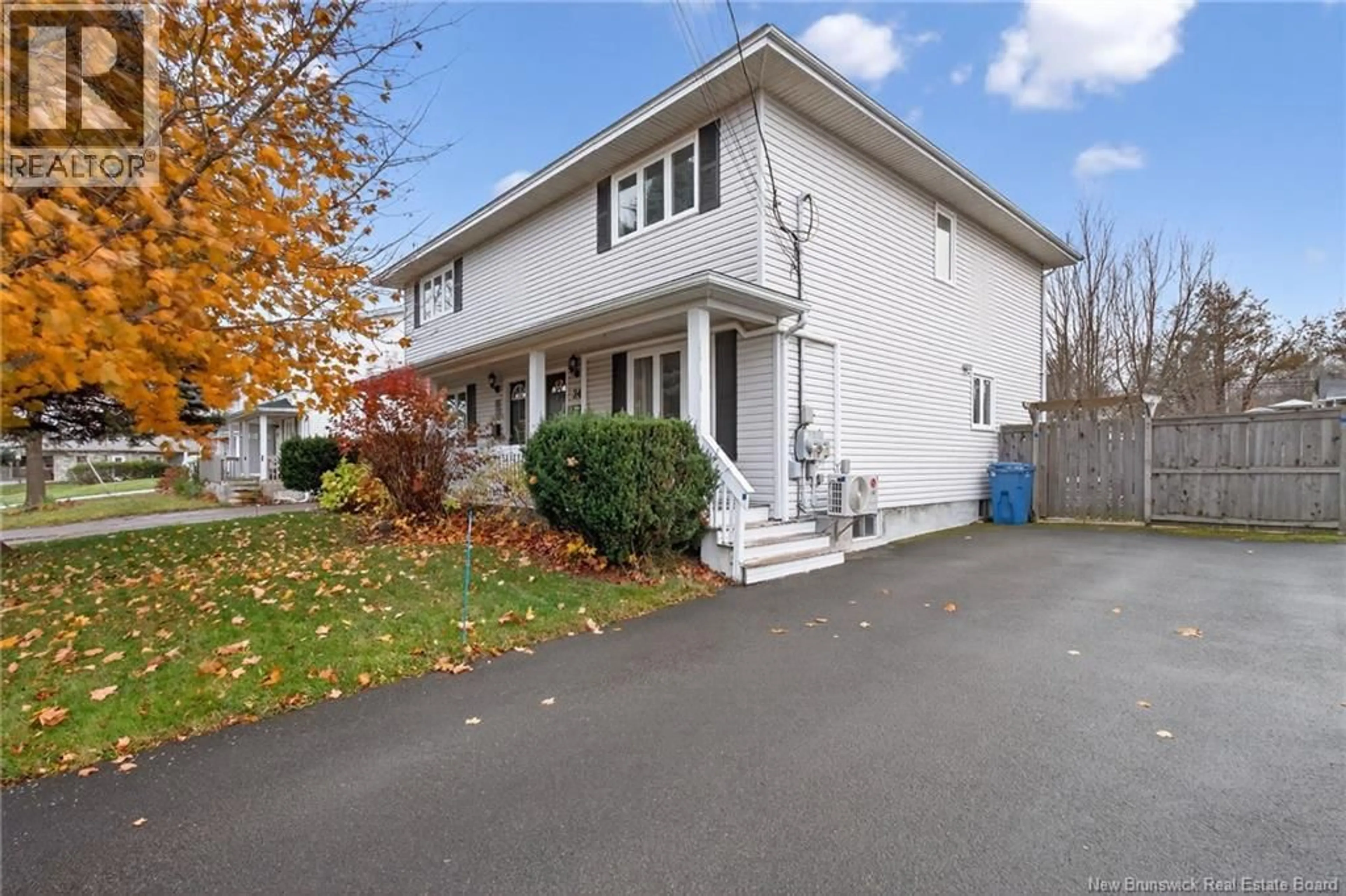Home with vinyl exterior material, street for 24 BRIARLEA DRIVE, Moncton New Brunswick E1G2E9