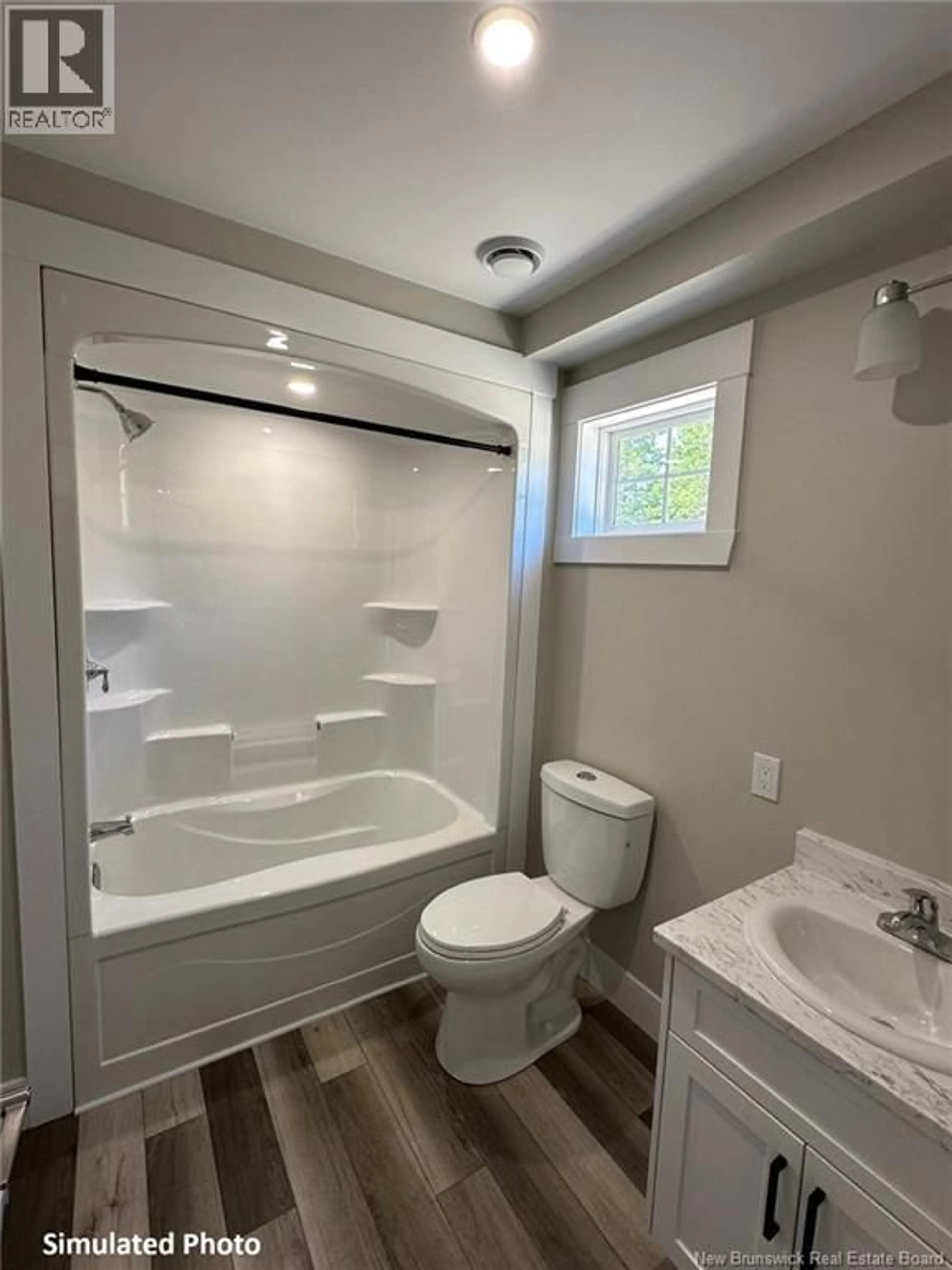 Standard bathroom, ceramic/tile floor for 358 LOWER DURHAM, Durham Bridge New Brunswick E6C1G7