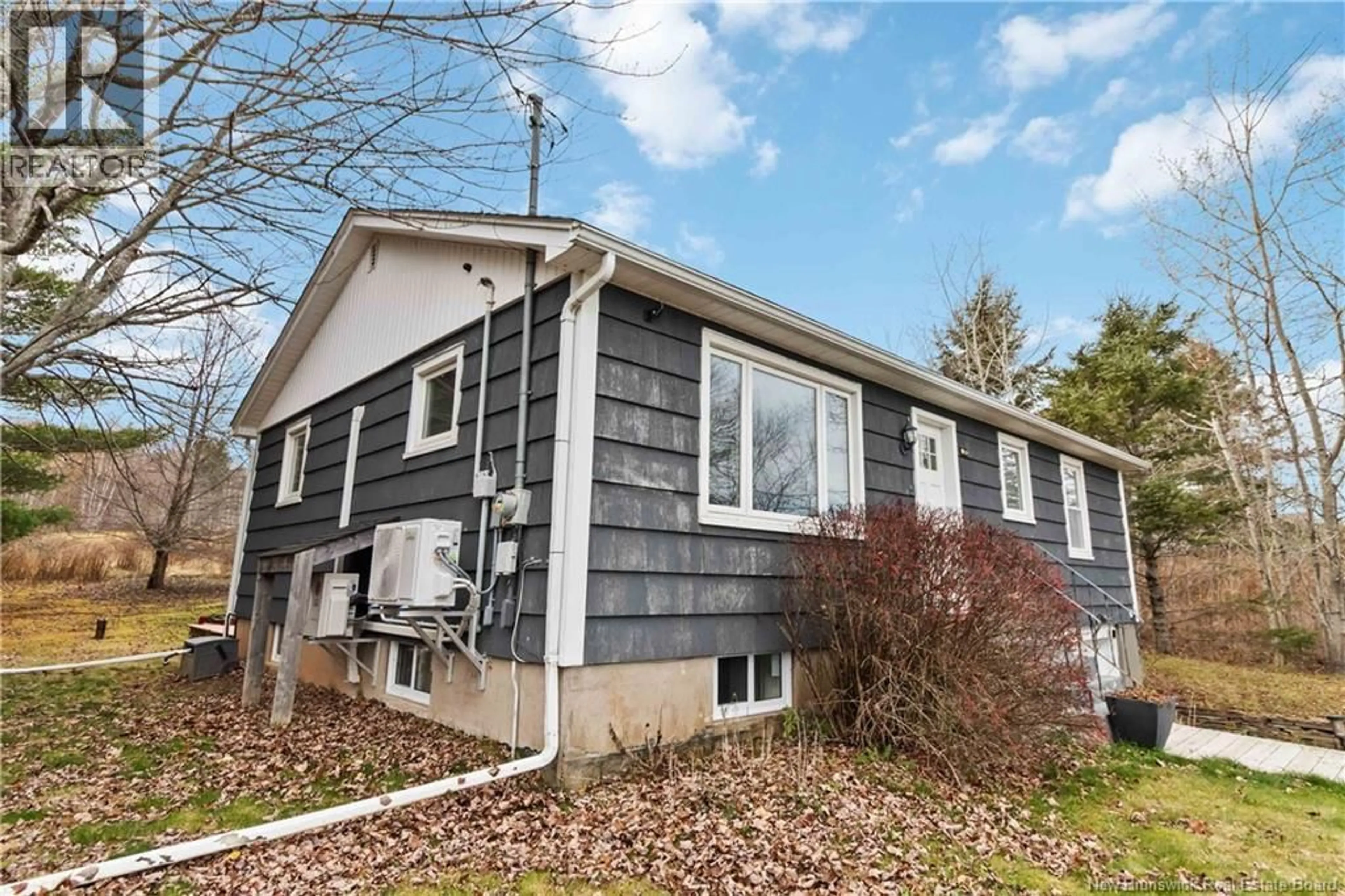 Home with vinyl exterior material, street for 1418 RTE 114, Lower Coverdale New Brunswick E1J1E1