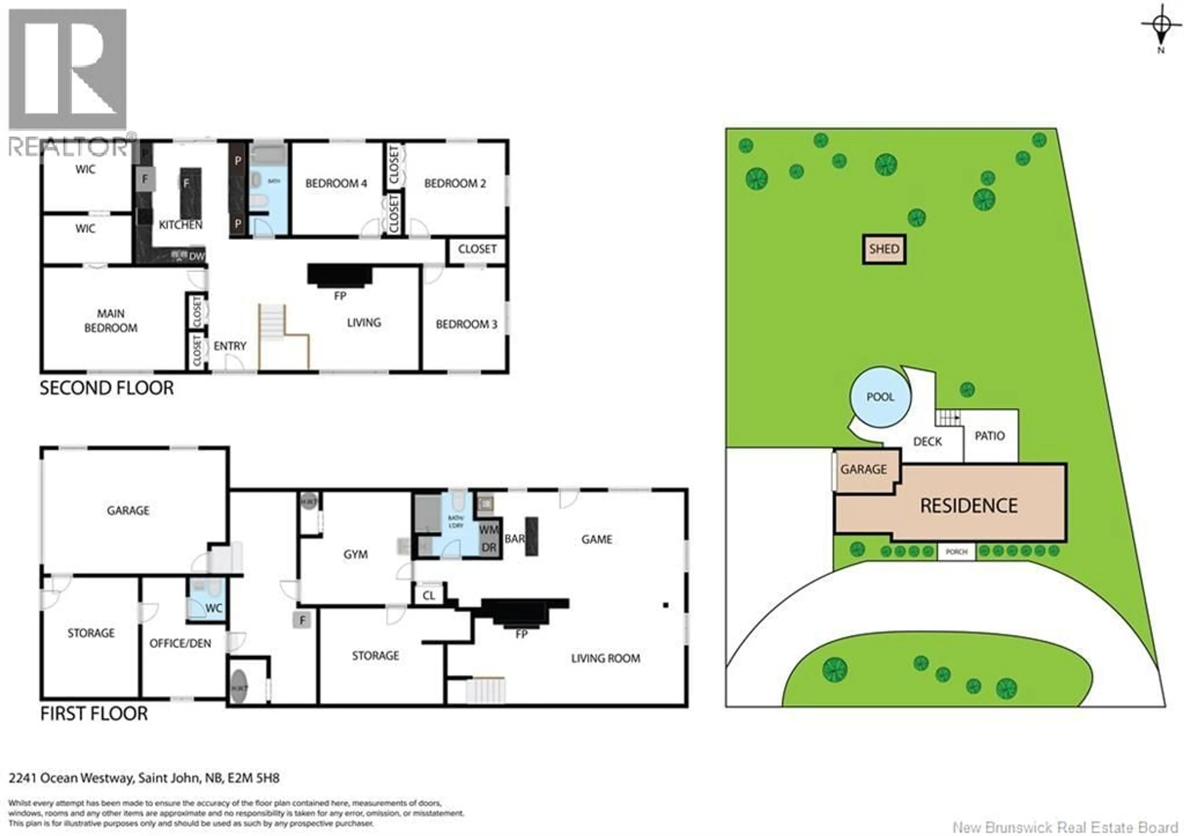 Floor plan for 2241 OCEAN WESTWAY, Saint John New Brunswick E2M5H8