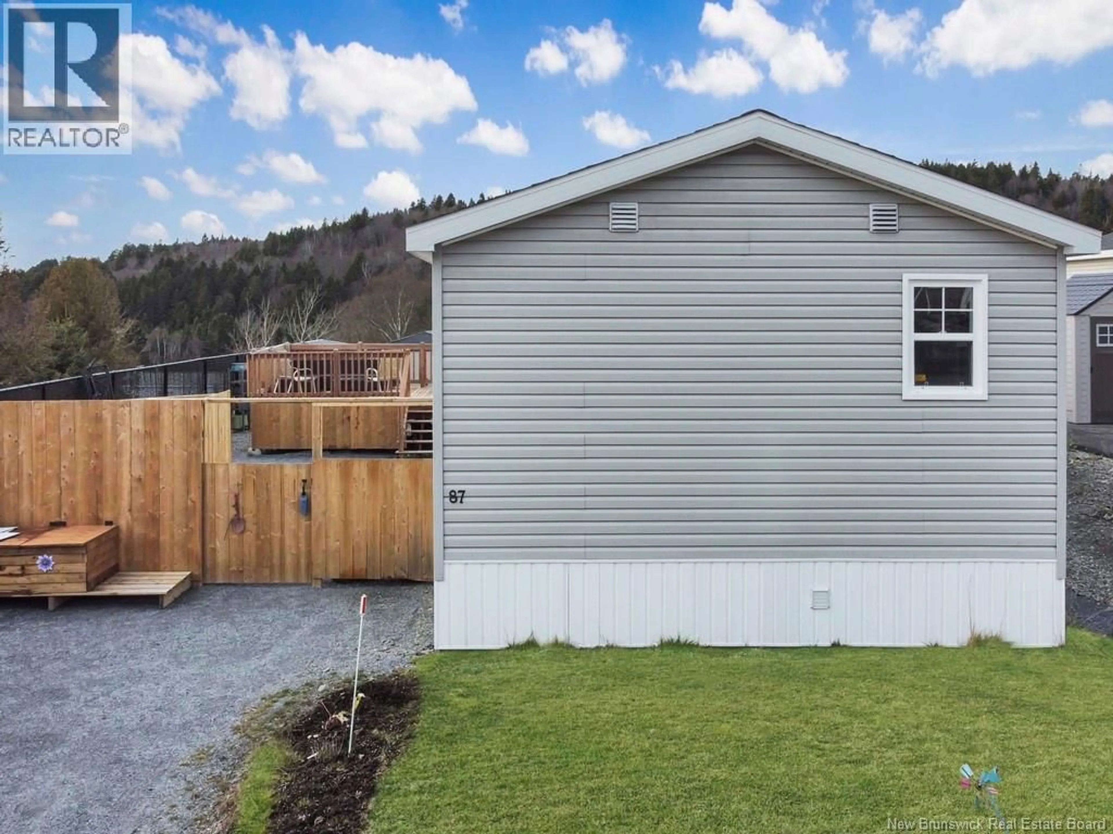 Home with vinyl exterior material, street for 87 GLENVIEW DRIVE, Saint John New Brunswick E2H0B3