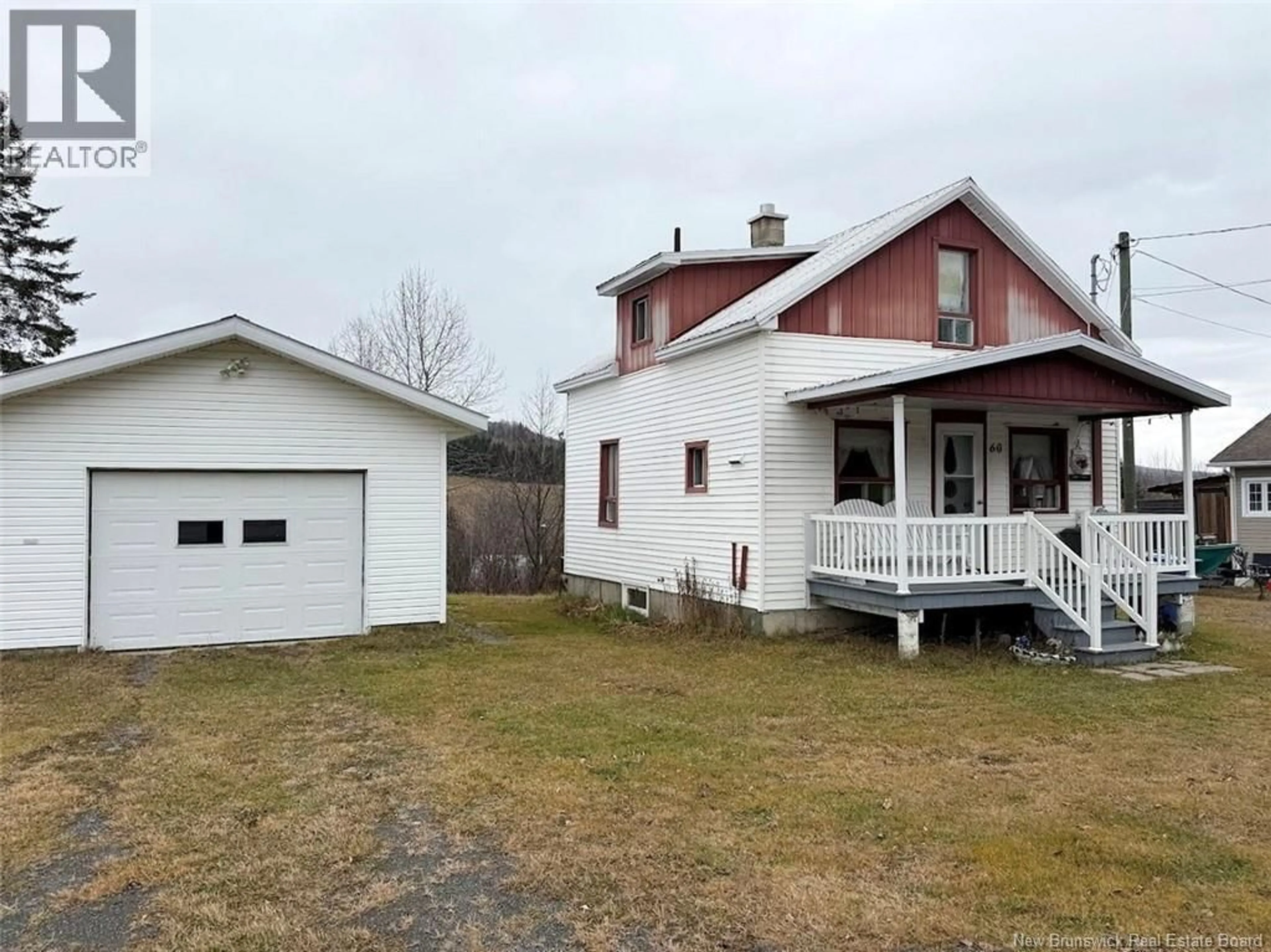 A pic from outside/outdoor area/front of a property/back of a property/a pic from drone, building for 60 IROQUOIS ROAD, Saint-Jacques New Brunswick E7B2B6