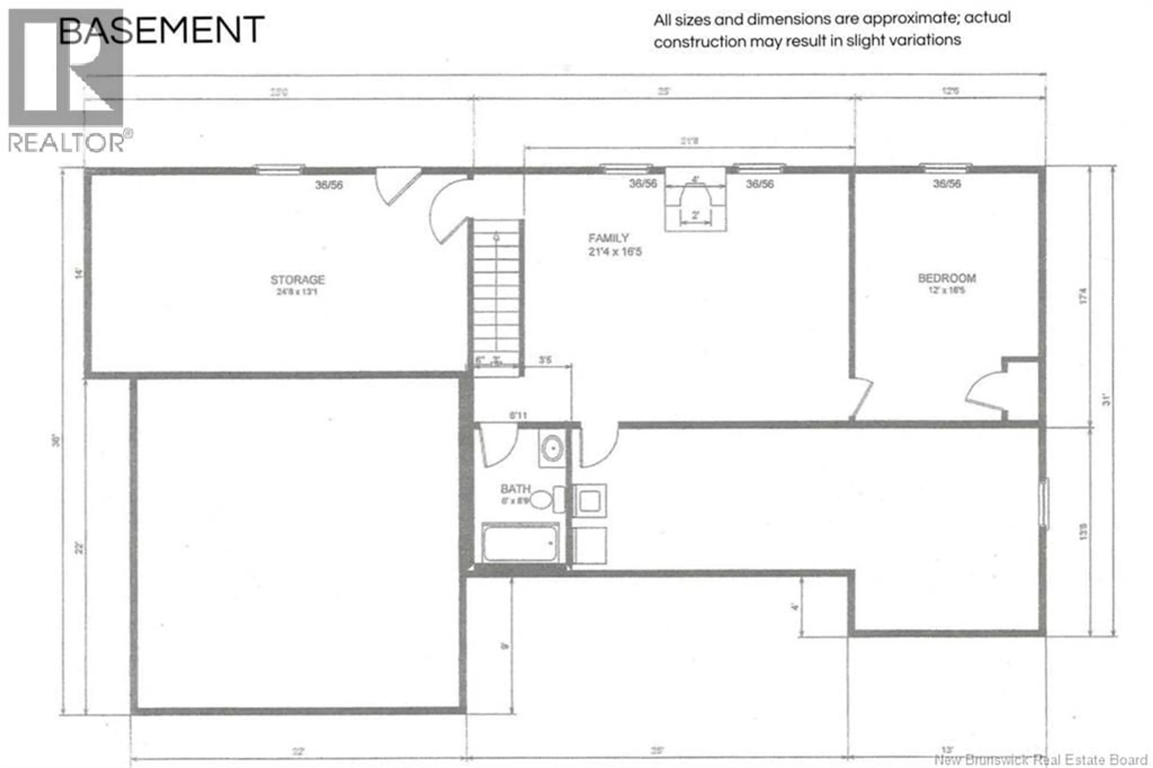 Floor plan for 15 MEADOWLARK DRIVE, Quispamsis New Brunswick E2E3T5