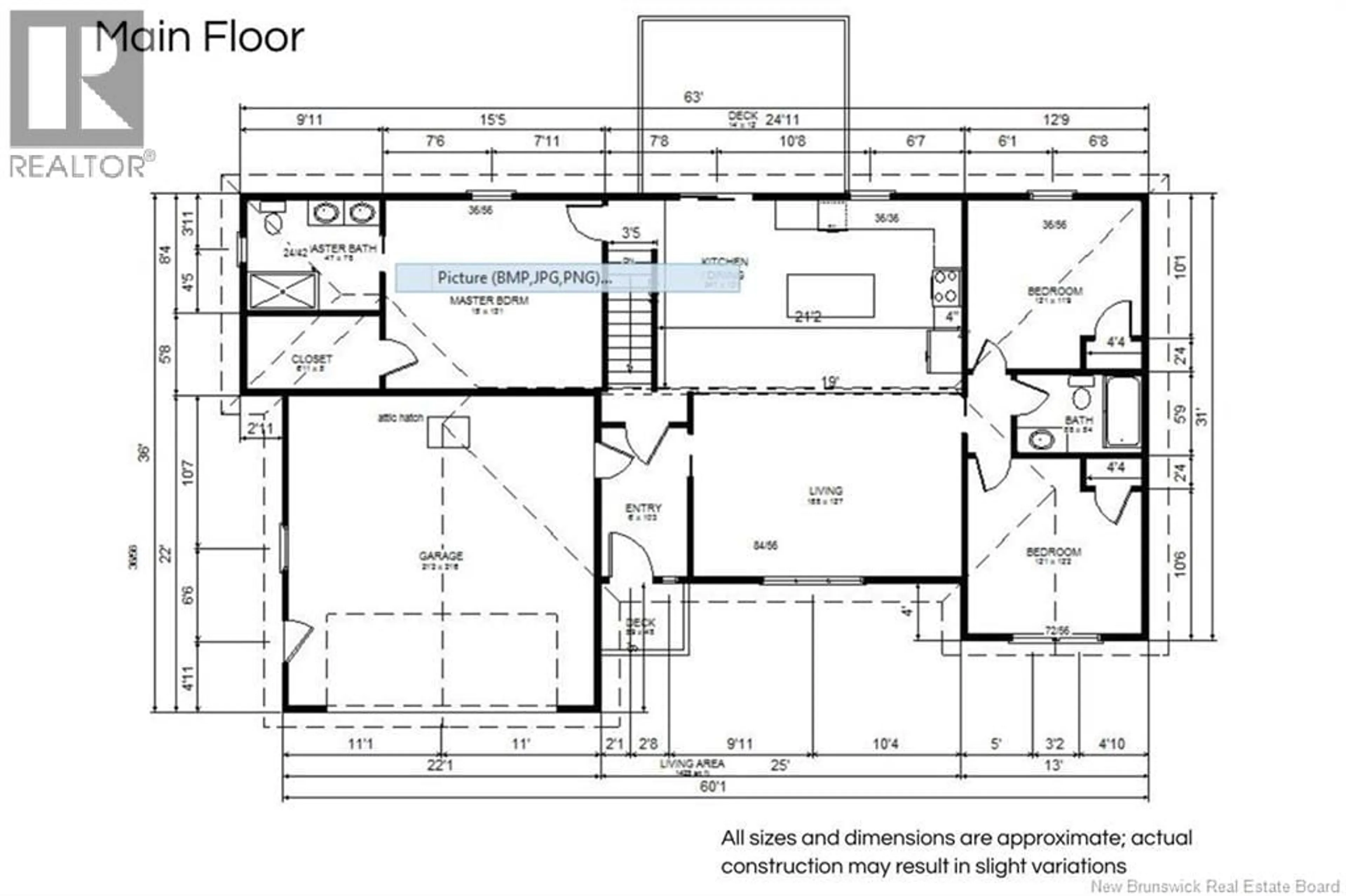 Floor plan for 15 MEADOWLARK DRIVE, Quispamsis New Brunswick E2E3T5