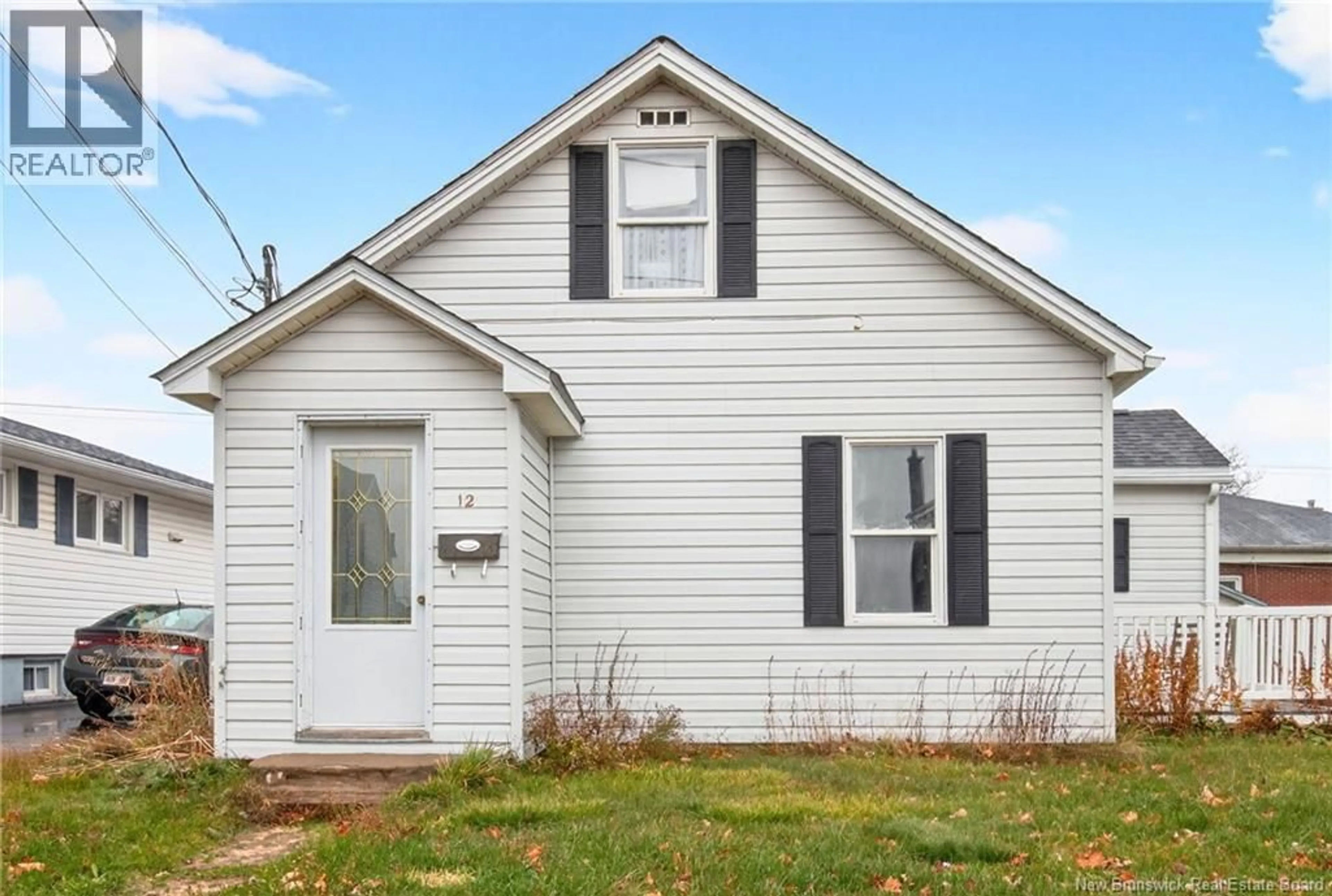 Home with vinyl exterior material, street for 12 ASH, Moncton New Brunswick E1C3M8