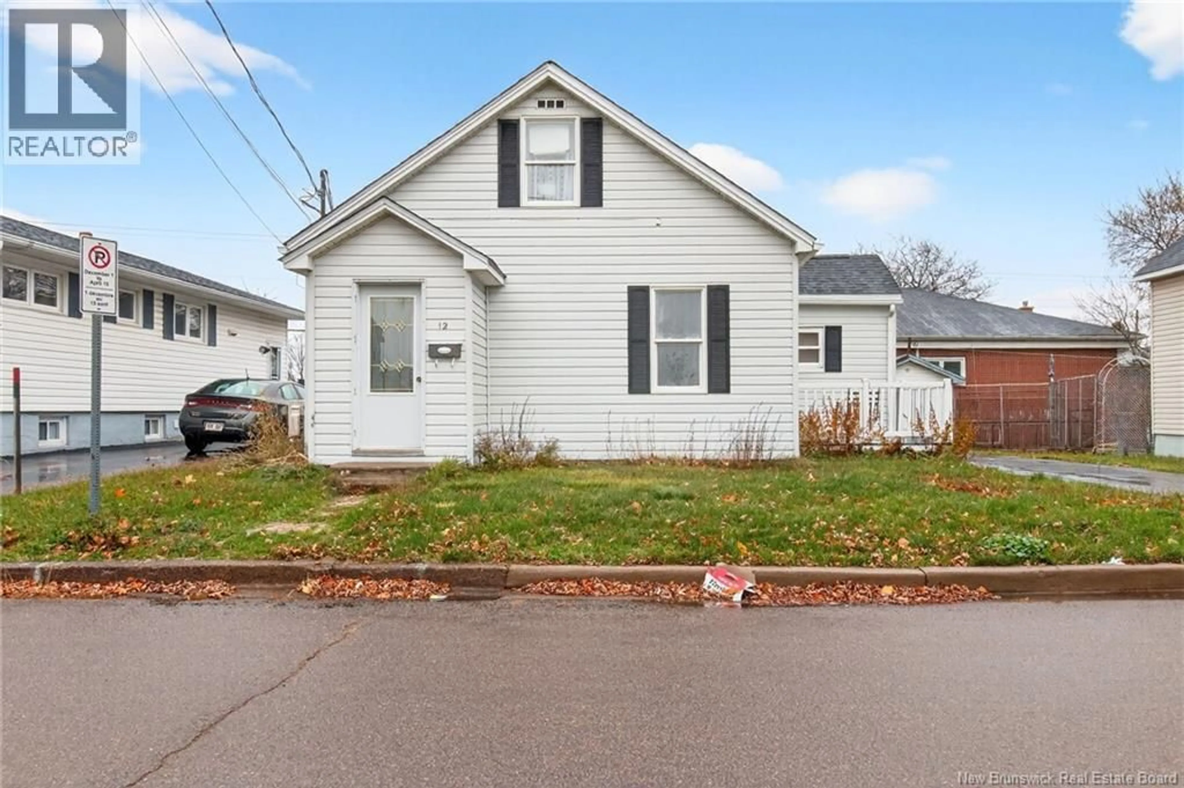 Home with vinyl exterior material, street for 12 ASH, Moncton New Brunswick E1C3M8