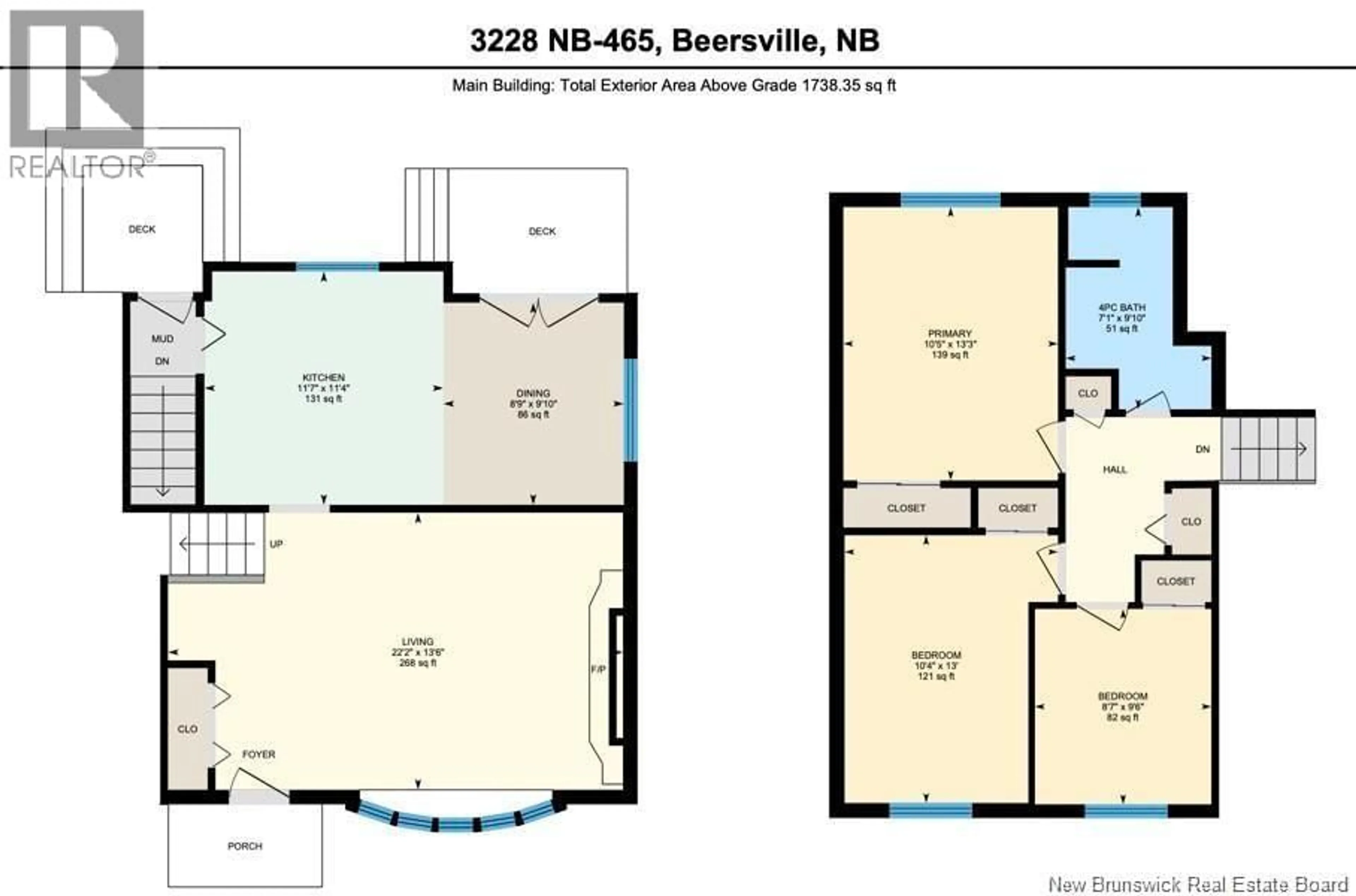 Floor plan for 3228 ROUTE 465, Beersville New Brunswick E4T2P7