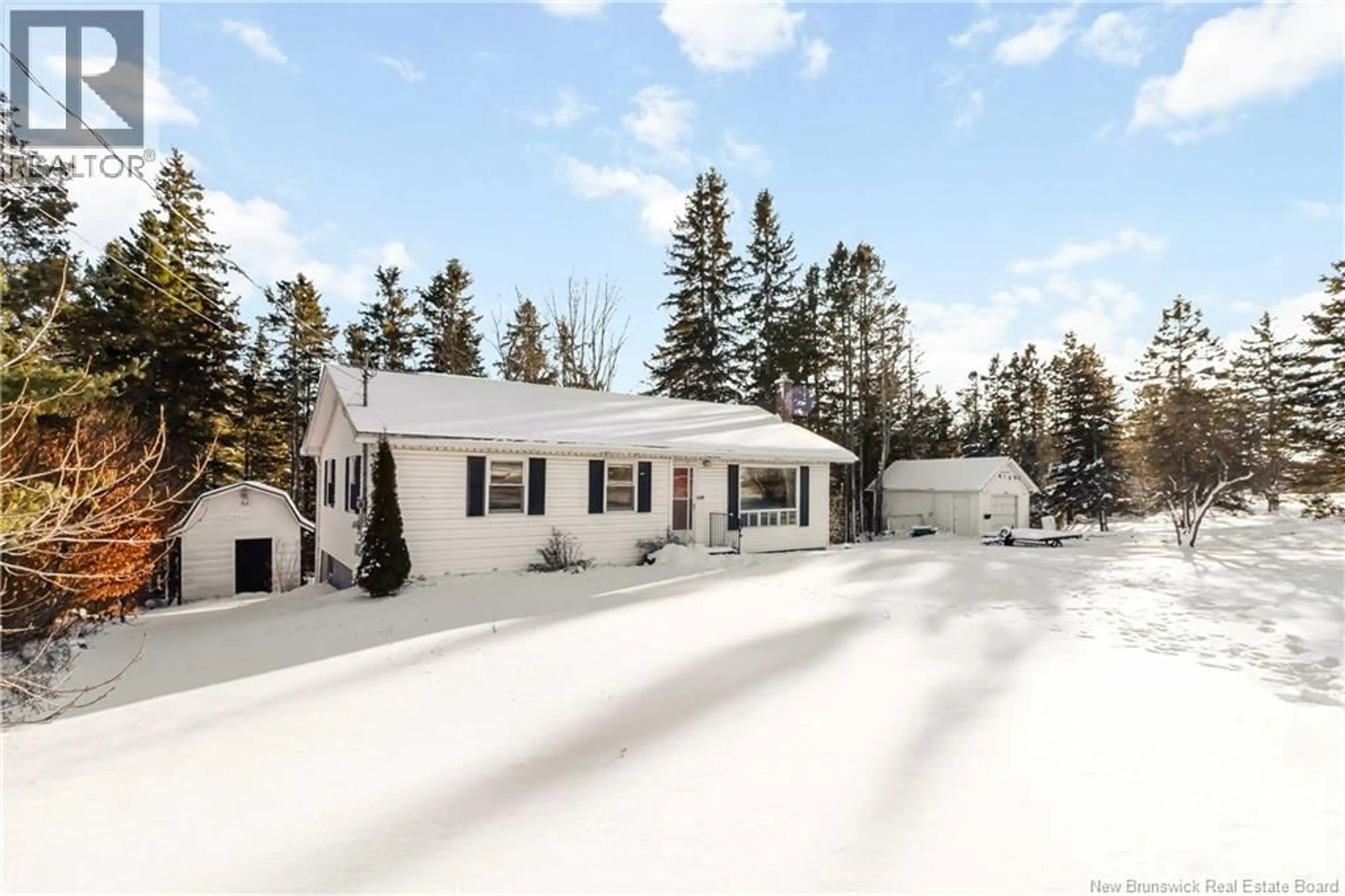 A pic from outside/outdoor area/front of a property/back of a property/a pic from drone, unknown for 3258 MOUNTAIN ROAD, Lutes Mountain New Brunswick E1G2X2