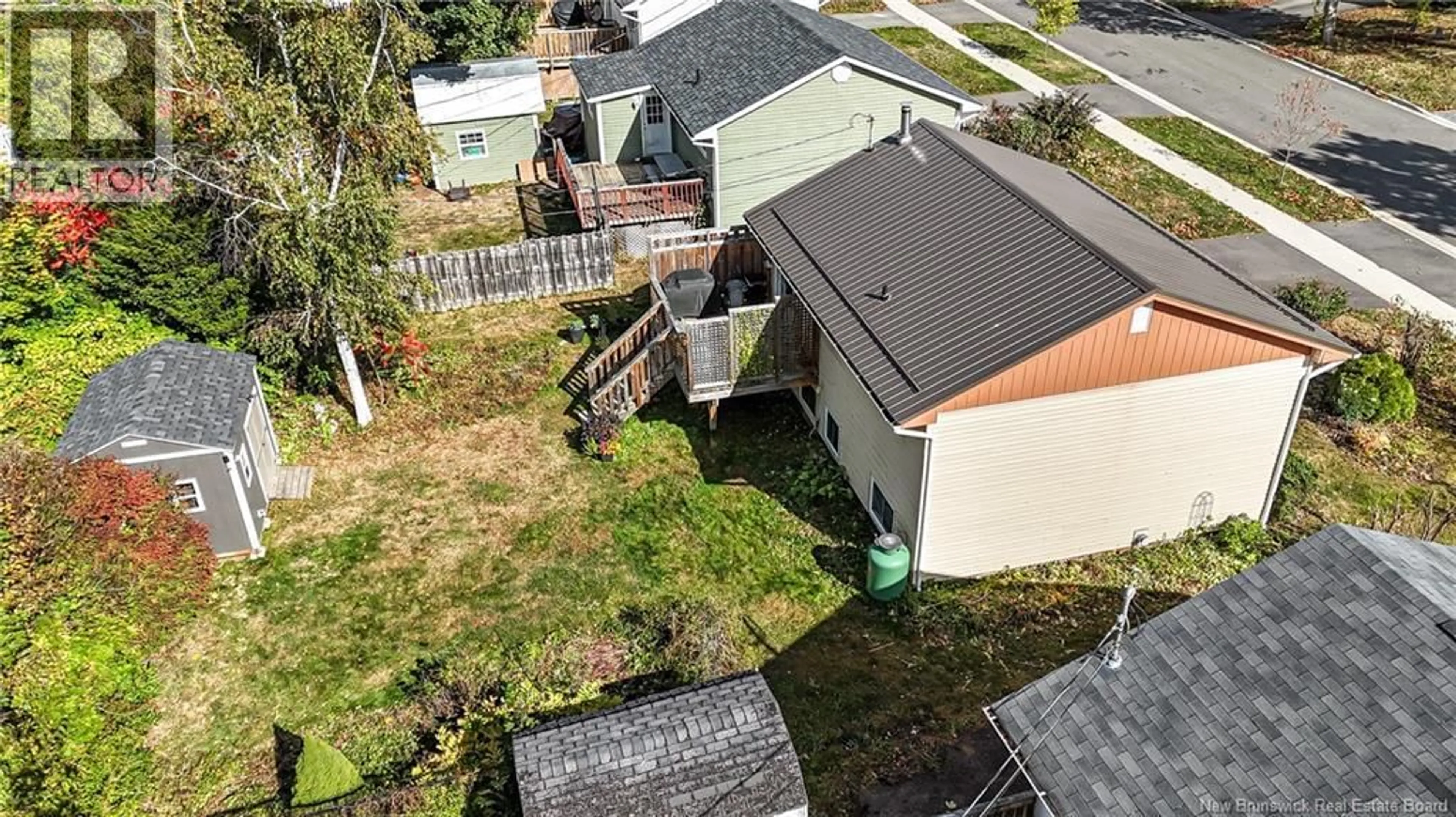 A pic from outside/outdoor area/front of a property/back of a property/a pic from drone, city buildings view from balcony for 50 LILAC CRESCENT, Fredericton New Brunswick E3A2G9