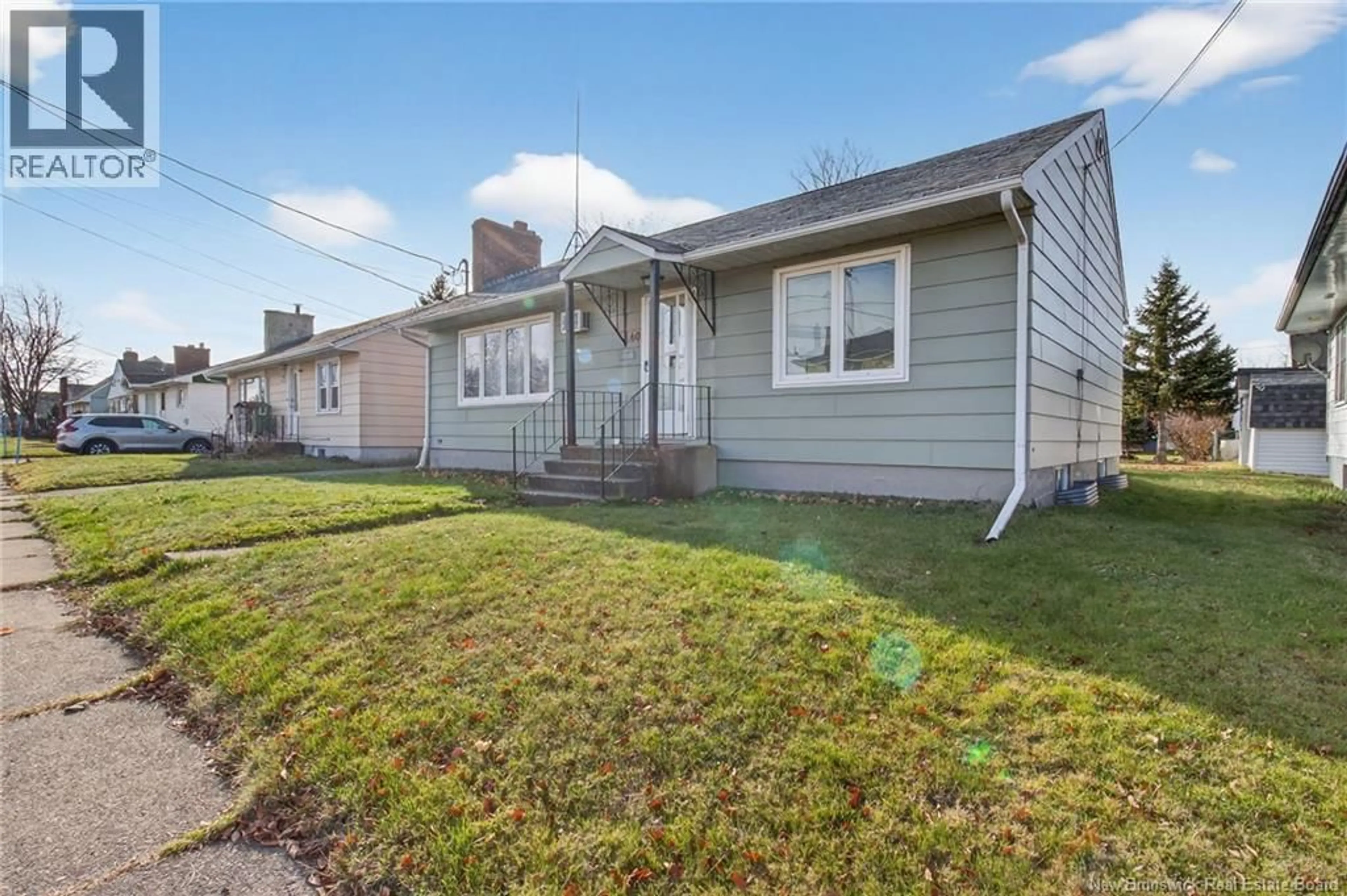 Home with vinyl exterior material, street for 60 BELMONT STREET, Moncton New Brunswick E1C6X6