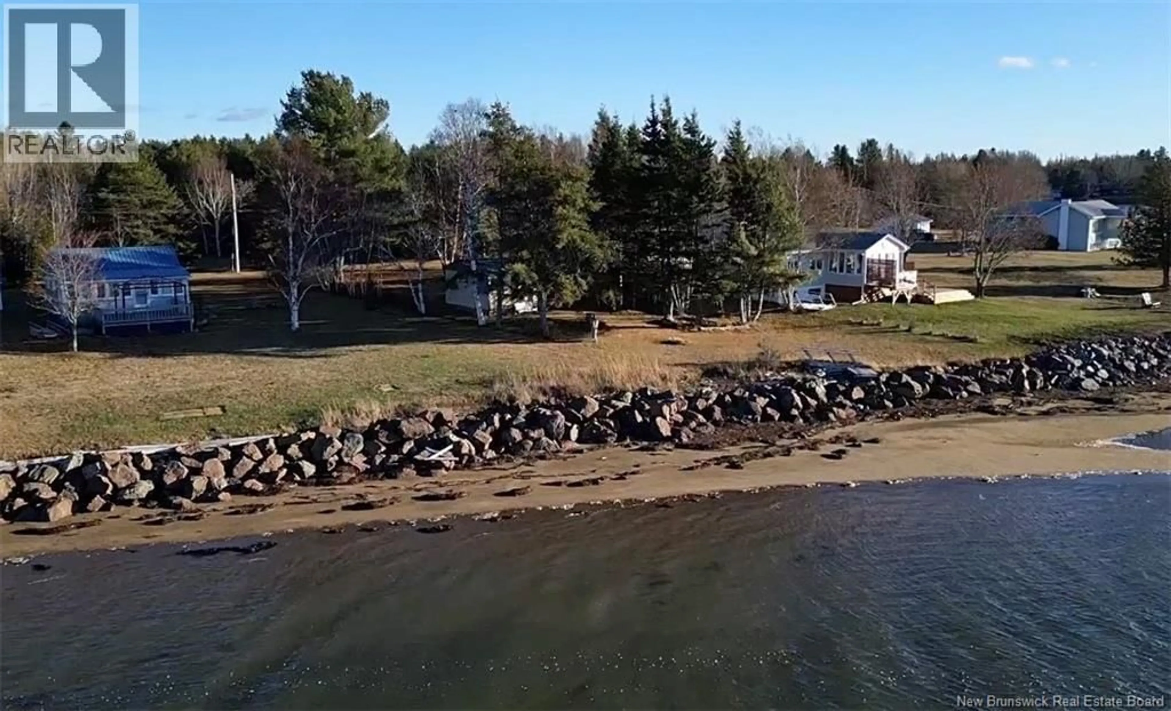 A pic from outside/outdoor area/front of a property/back of a property/a pic from drone, water/lake/river/ocean view for 40 ALLISON LANE, Jardineville New Brunswick E4W2H1