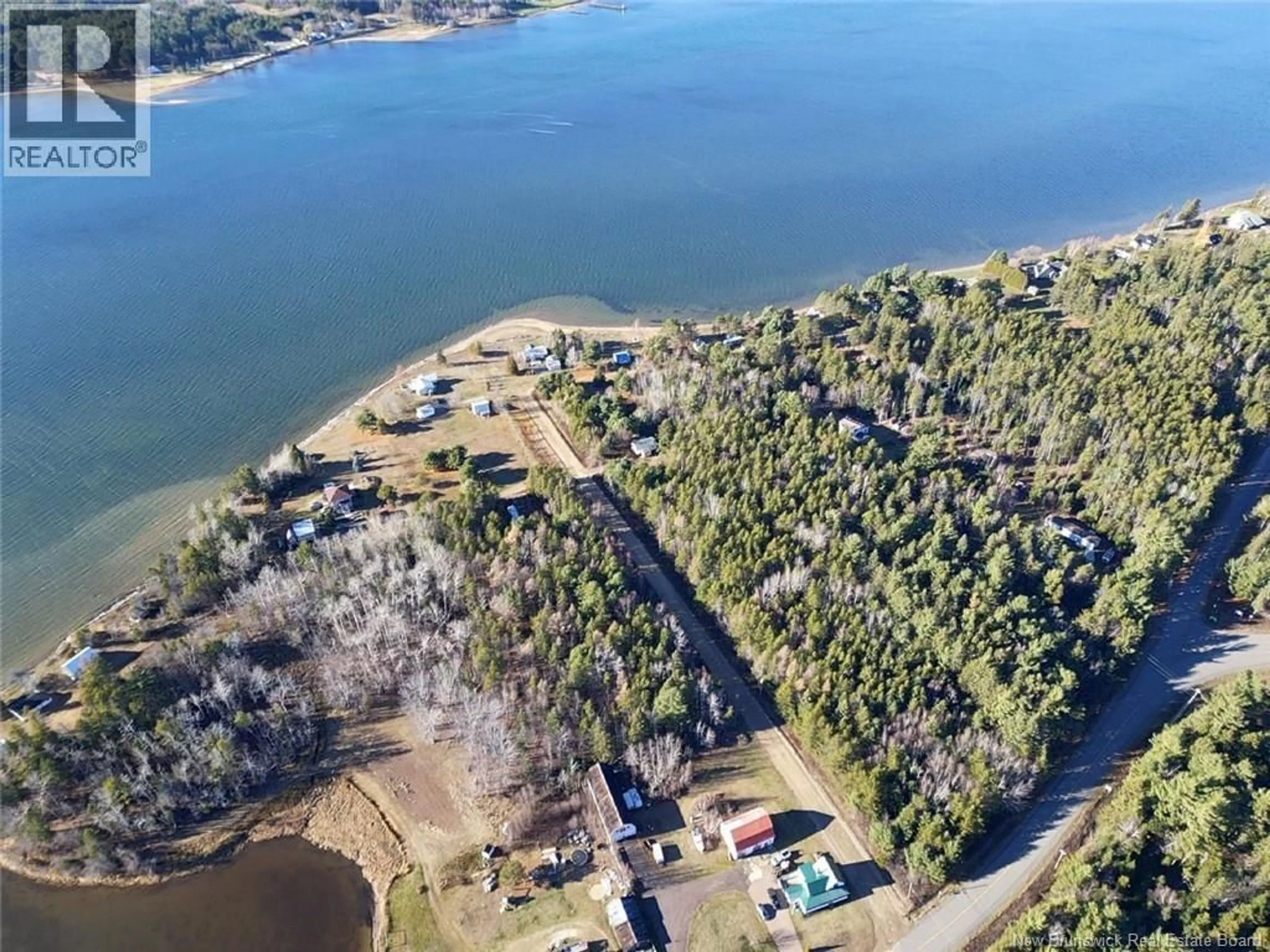 A pic from outside/outdoor area/front of a property/back of a property/a pic from drone, water/lake/river/ocean view for 40 ALLISON LANE, Jardineville New Brunswick E4W2H1