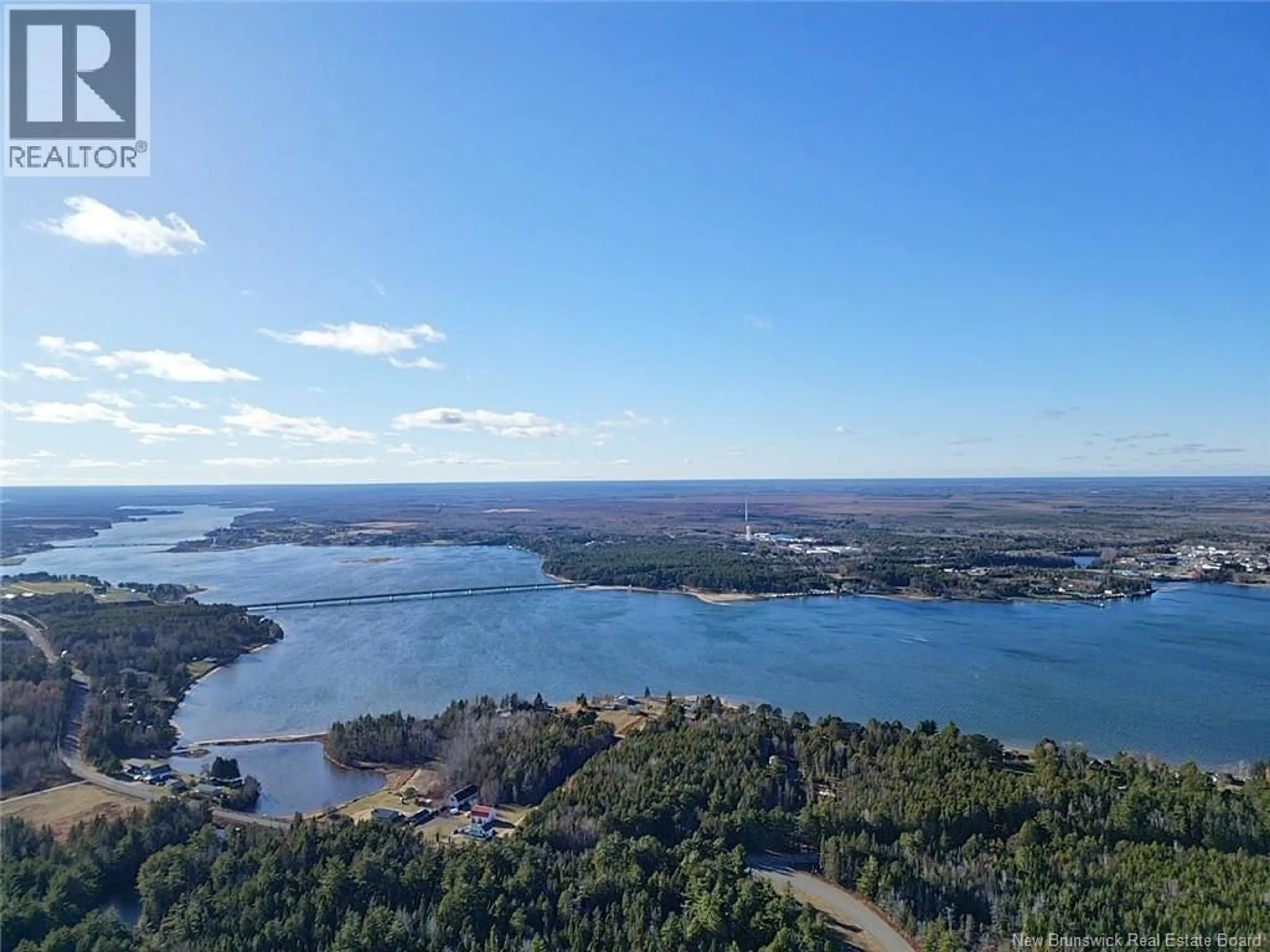 A pic from outside/outdoor area/front of a property/back of a property/a pic from drone, water/lake/river/ocean view for 40 ALLISON LANE, Jardineville New Brunswick E4W2H1