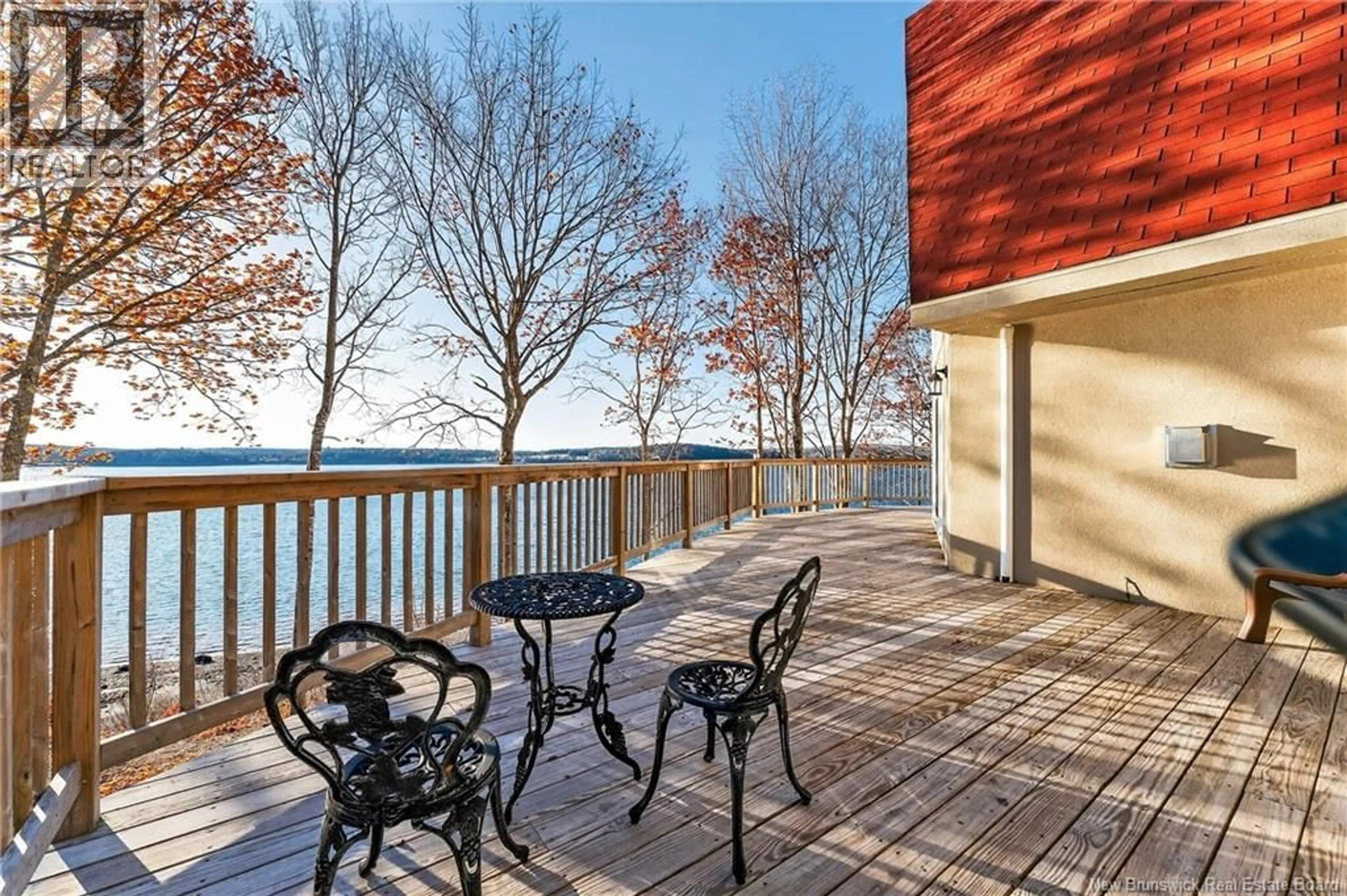 Patio, water/lake/river/ocean view for 178 HILLS POINT ROAD, Oak Bay New Brunswick E3L3J7