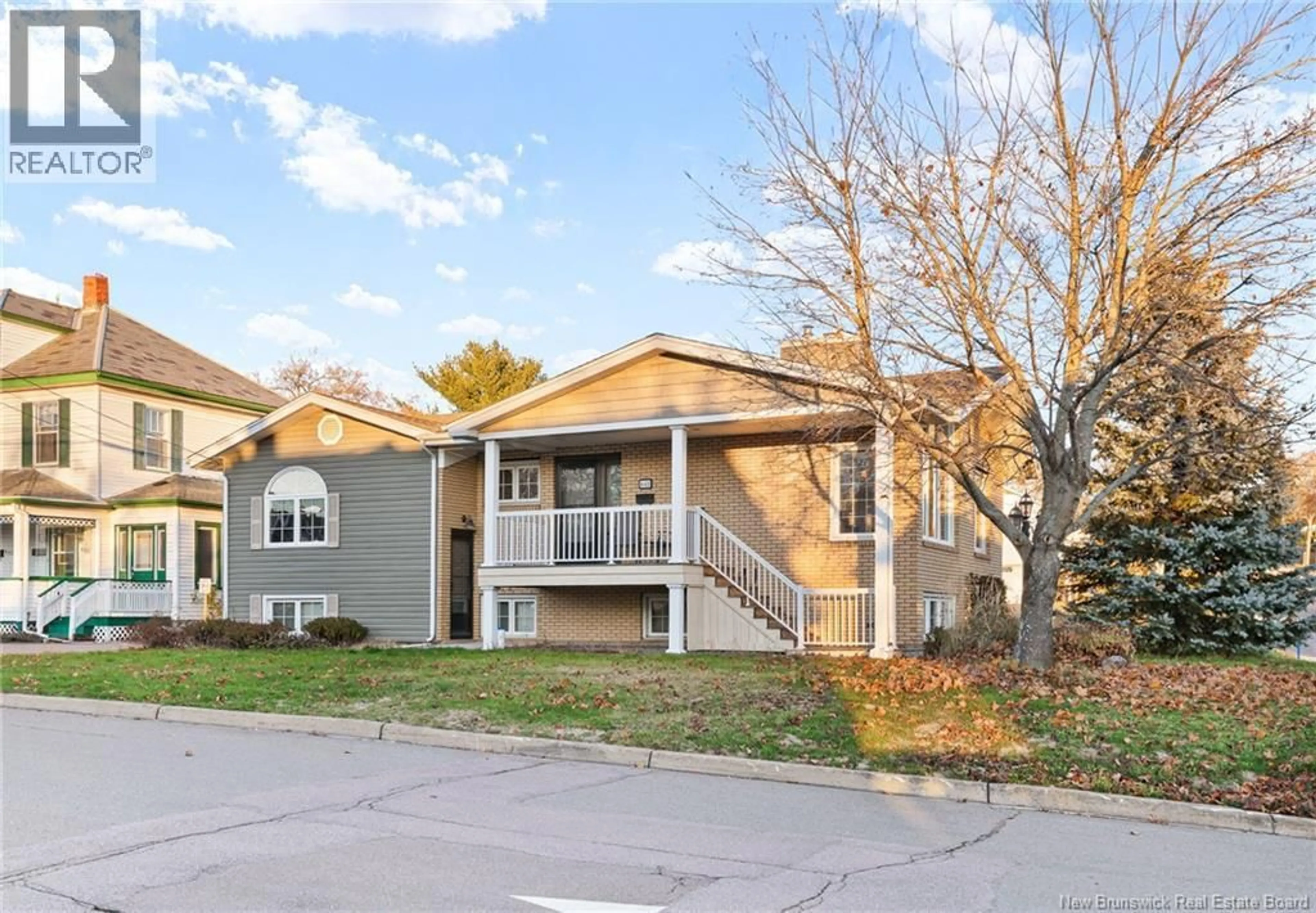 Home with vinyl exterior material, street for 641-643 EVANGELINE STREET, Dieppe New Brunswick E1A1Z9