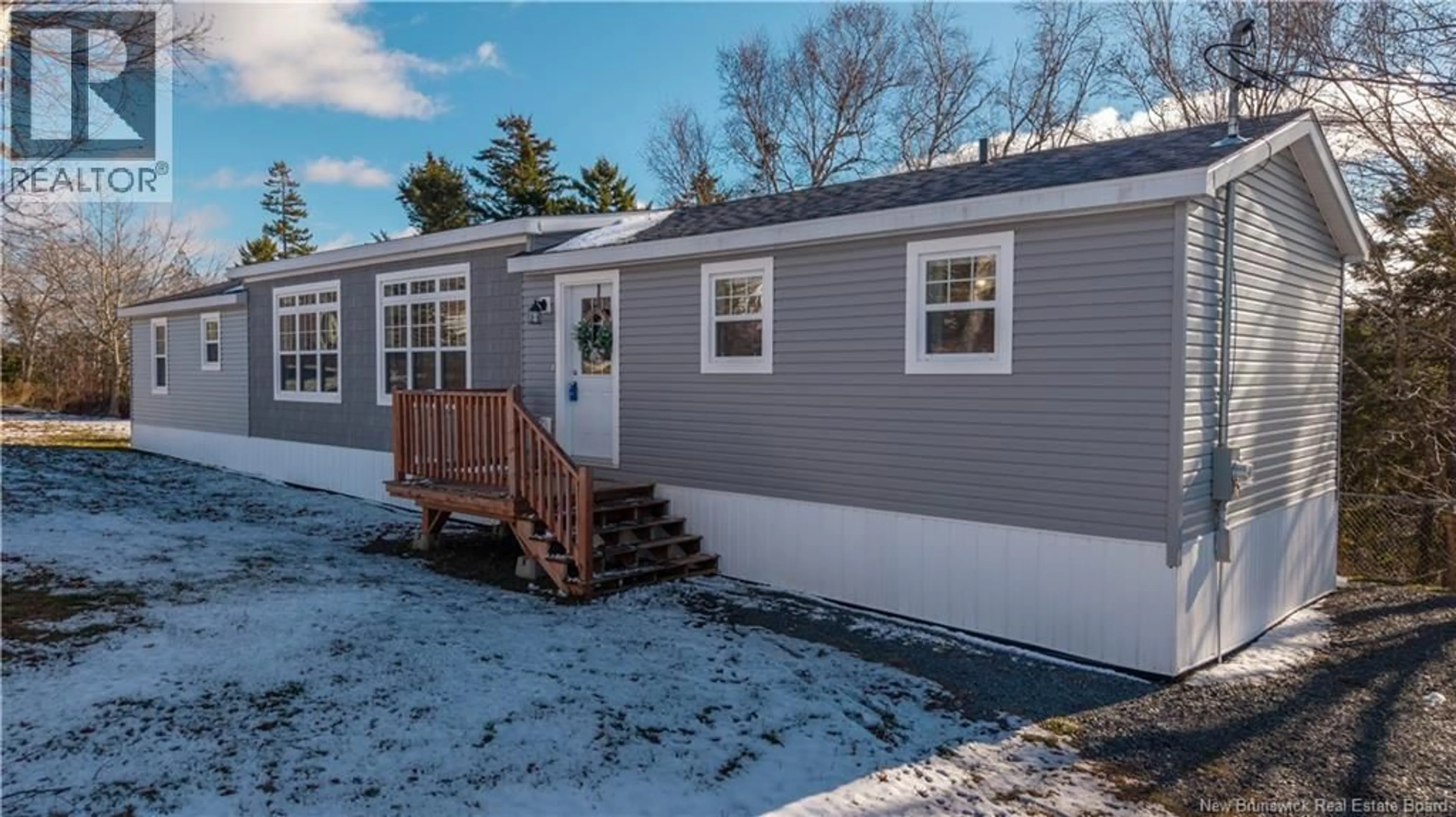 Home with vinyl exterior material, street for 110 SOUTH STREET, St George New Brunswick E5C3P9