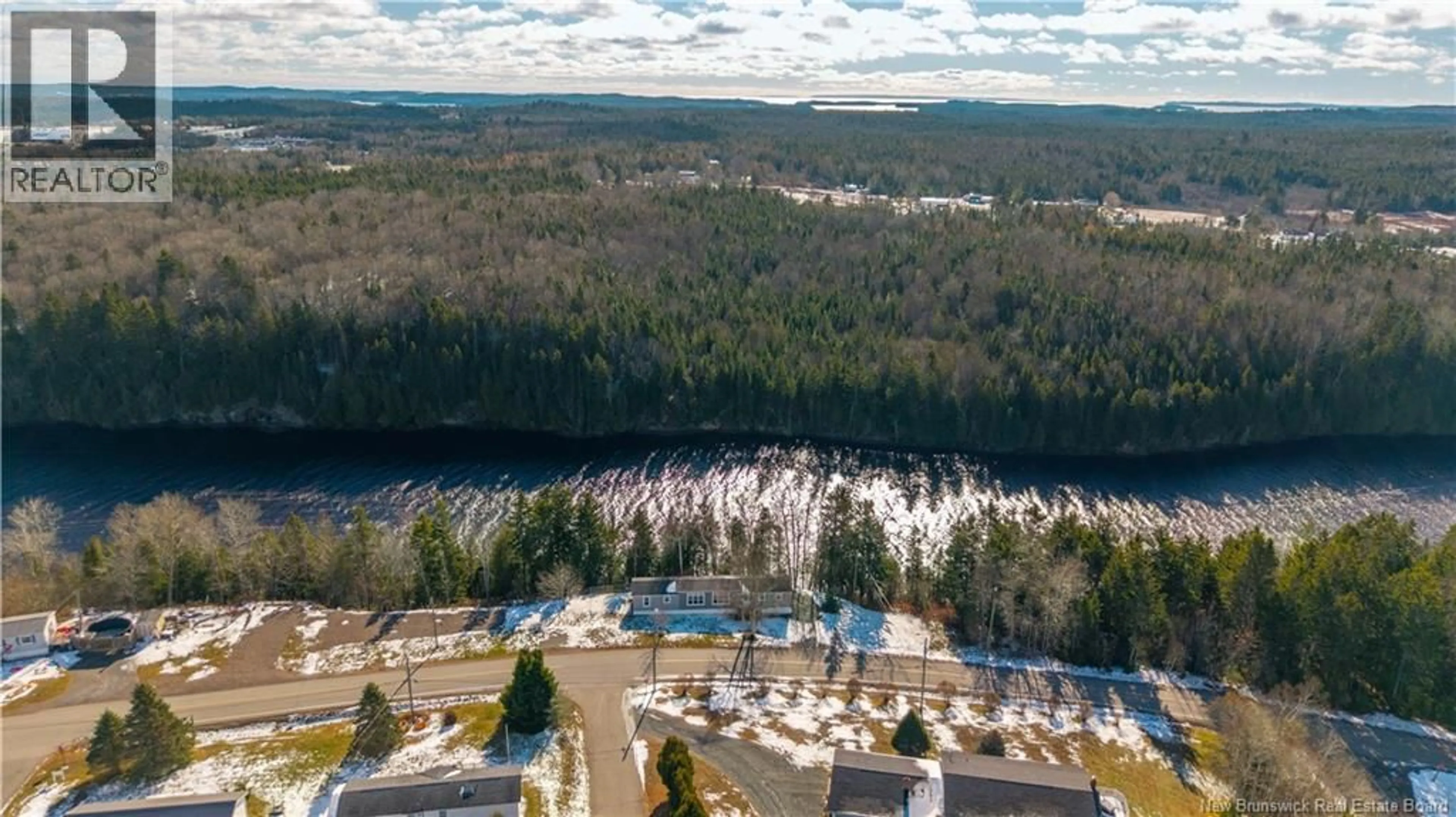 A pic from outside/outdoor area/front of a property/back of a property/a pic from drone, water/lake/river/ocean view for 110 SOUTH STREET, St George New Brunswick E5C3P9