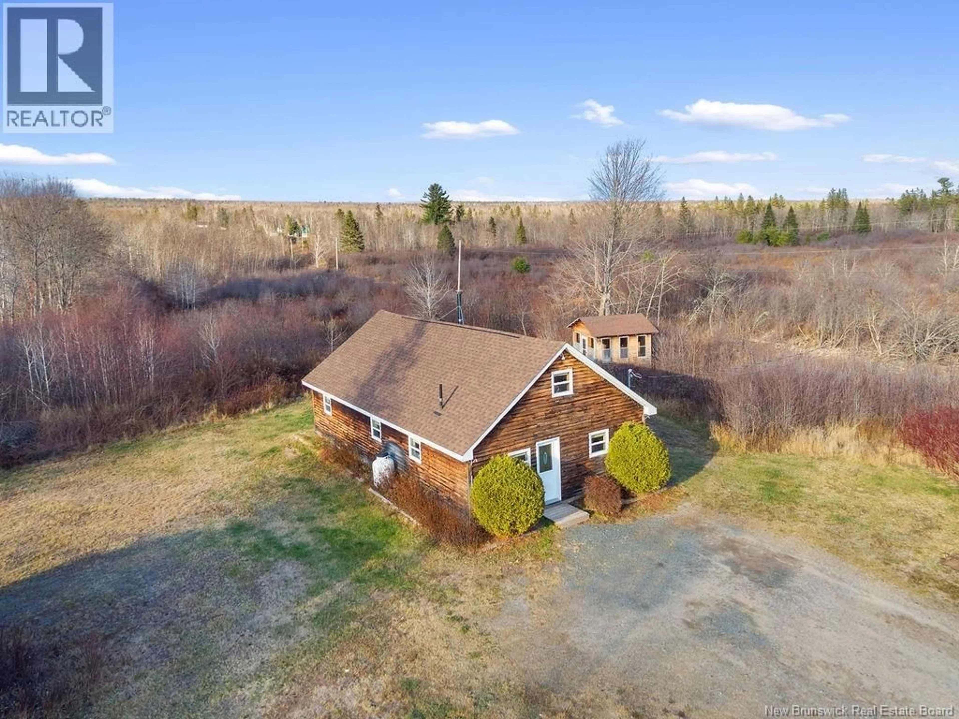 A pic from outside/outdoor area/front of a property/back of a property/a pic from drone, building for 3110 RTE 420, Matthews Settlement New Brunswick E9E1V4