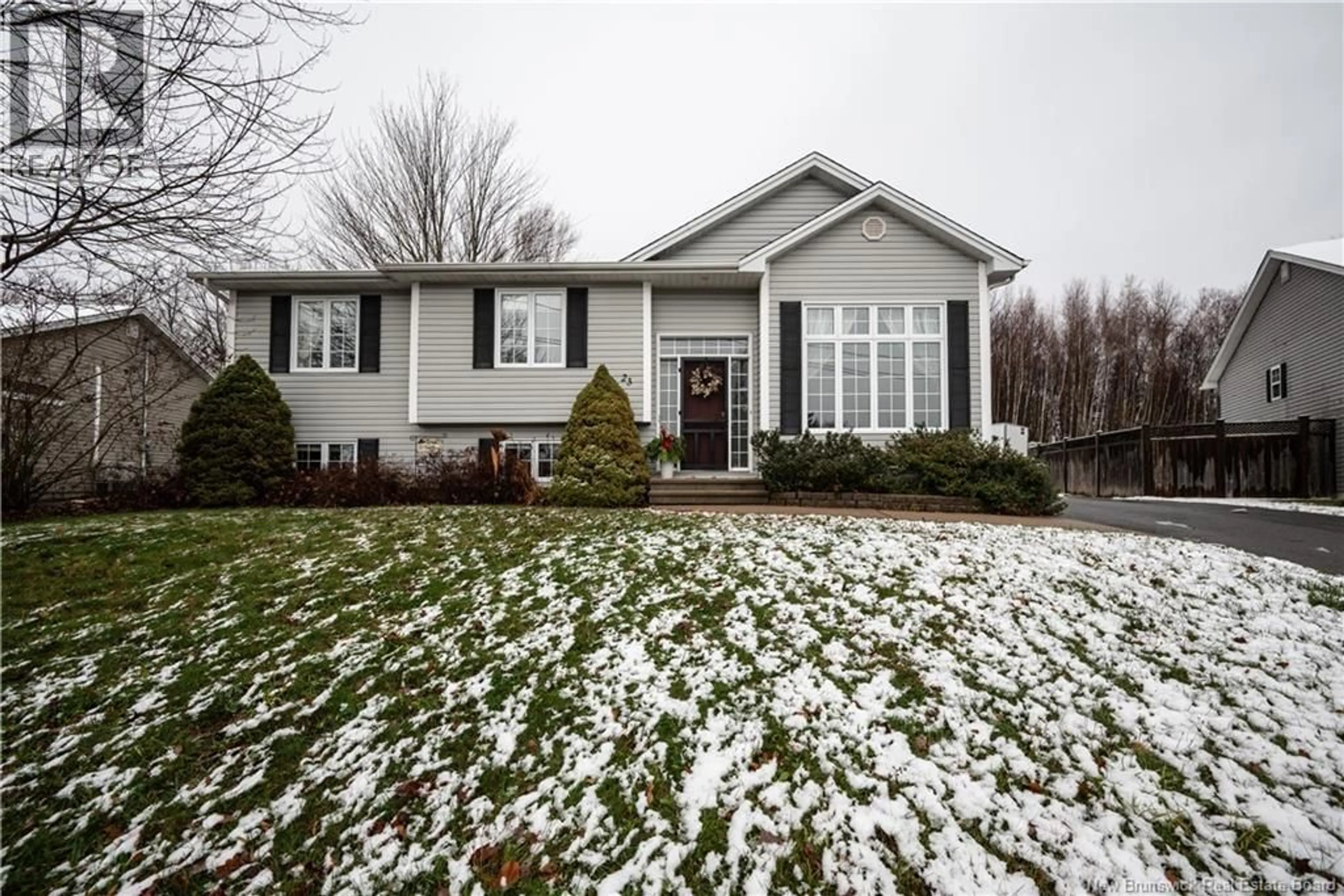 Home with vinyl exterior material, street for 23 TALITH STREET, Moncton New Brunswick E1E4V4