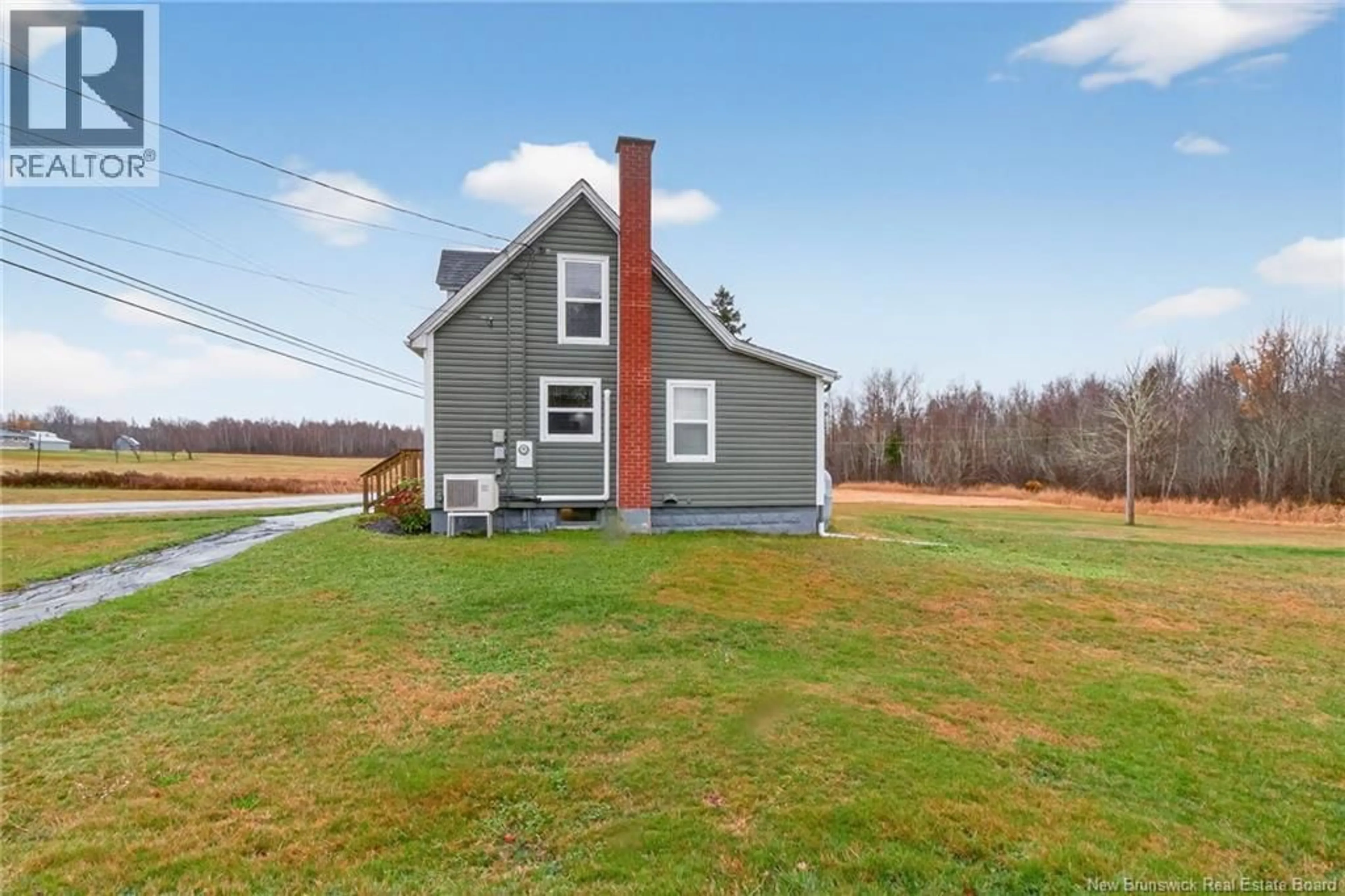 A pic from outside/outdoor area/front of a property/back of a property/a pic from drone, water/lake/river/ocean view for 1113 RTE 933, Haute-Aboujagane New Brunswick E4P5R3