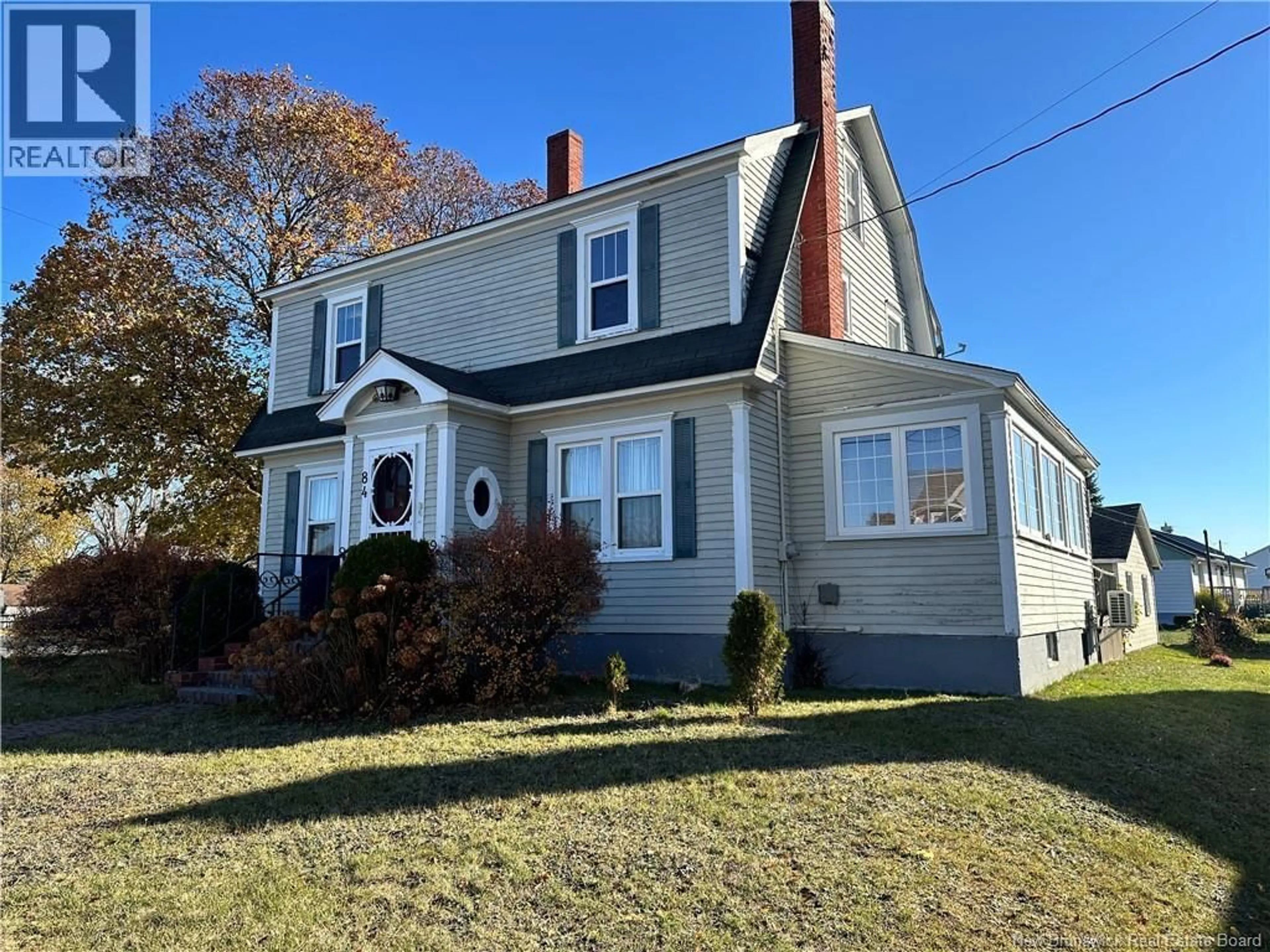 Home with vinyl exterior material, street for 84 HOWARD STREET, Miramichi New Brunswick E1N1V8