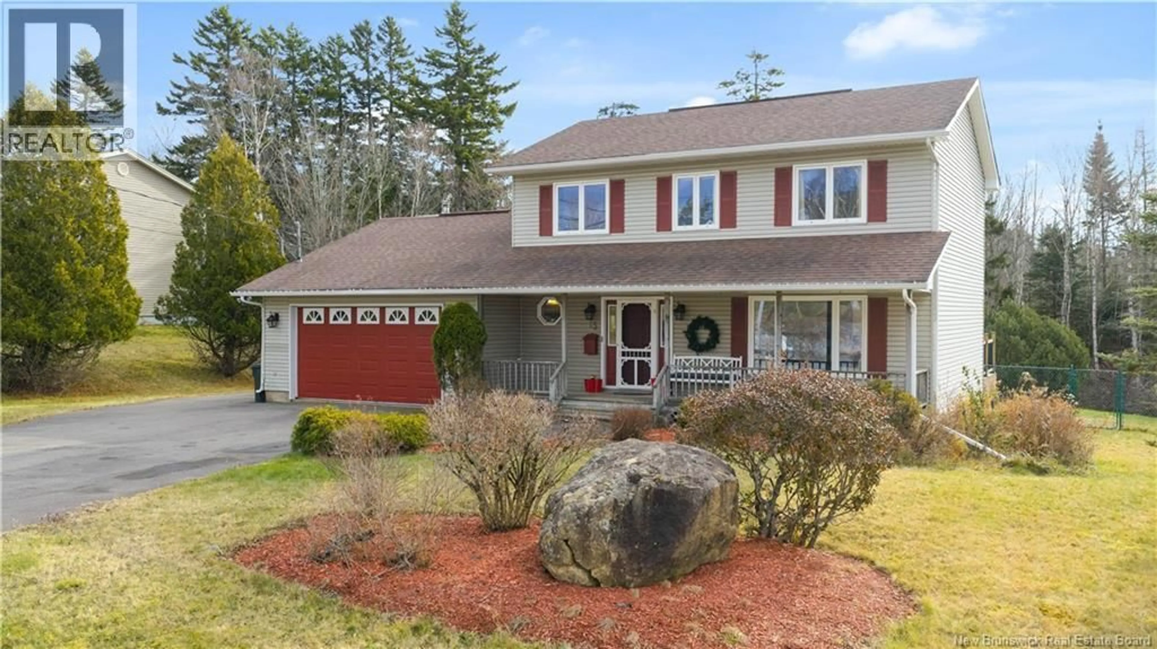Home with vinyl exterior material, street for 15 VALENTINE BOULEVARD, Saint John New Brunswick E2M5G9