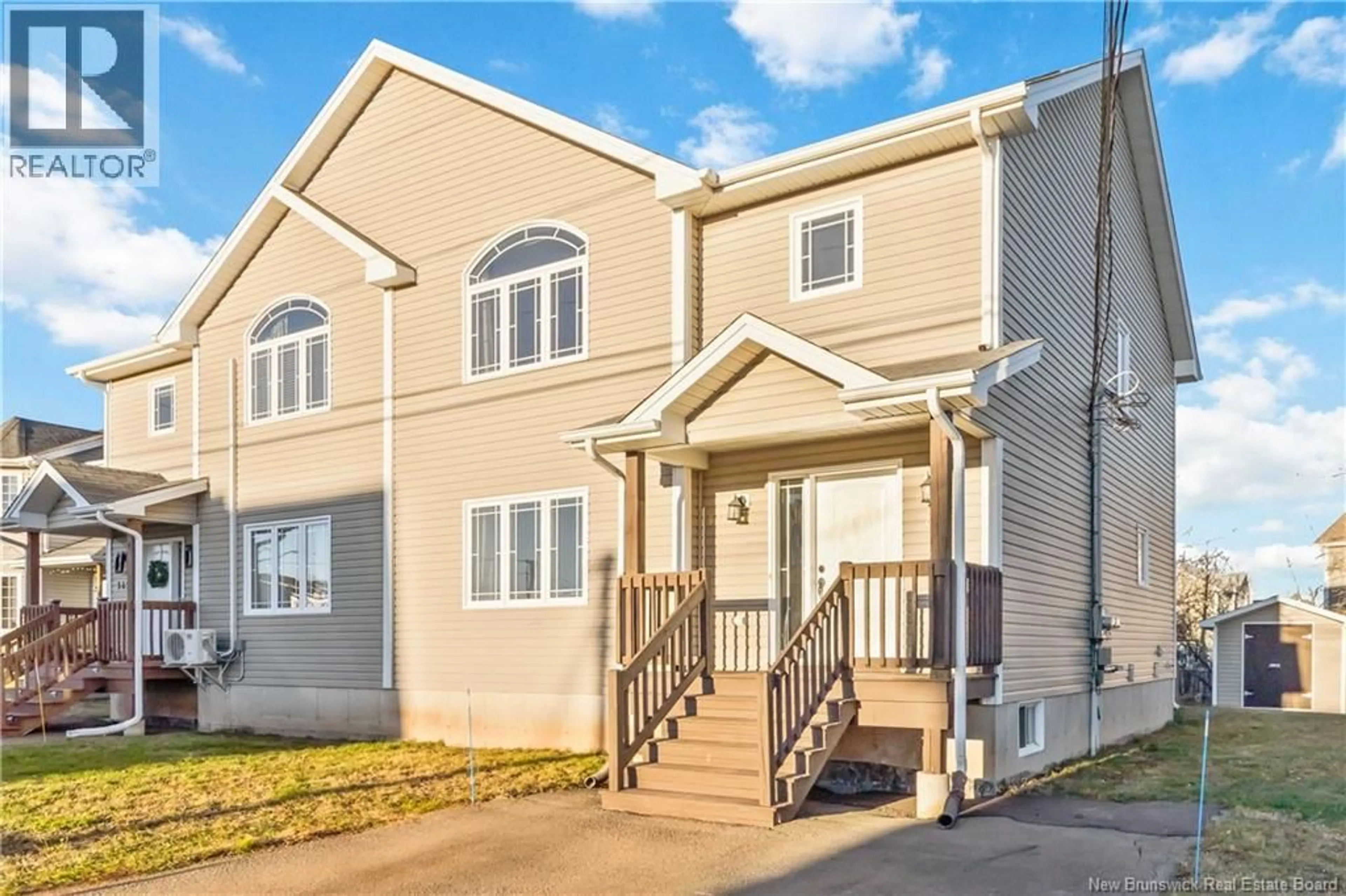 Home with vinyl exterior material, street for 143 CORIANDER STREET, Moncton New Brunswick E1G0R9