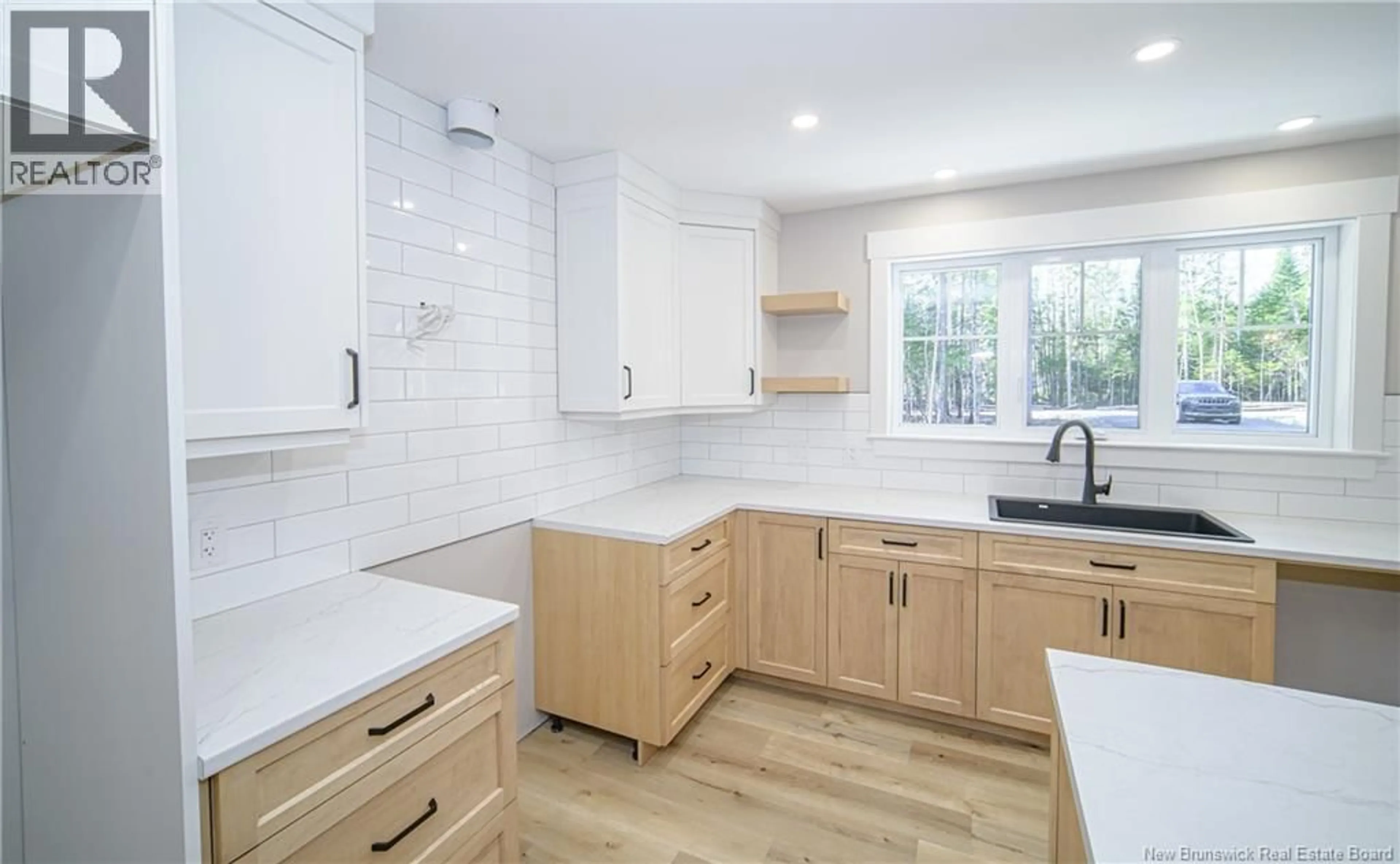 Open concept kitchen, ceramic/tile floor for 25-1 DONNYS WAY, Charters Settlement New Brunswick E3C1X7