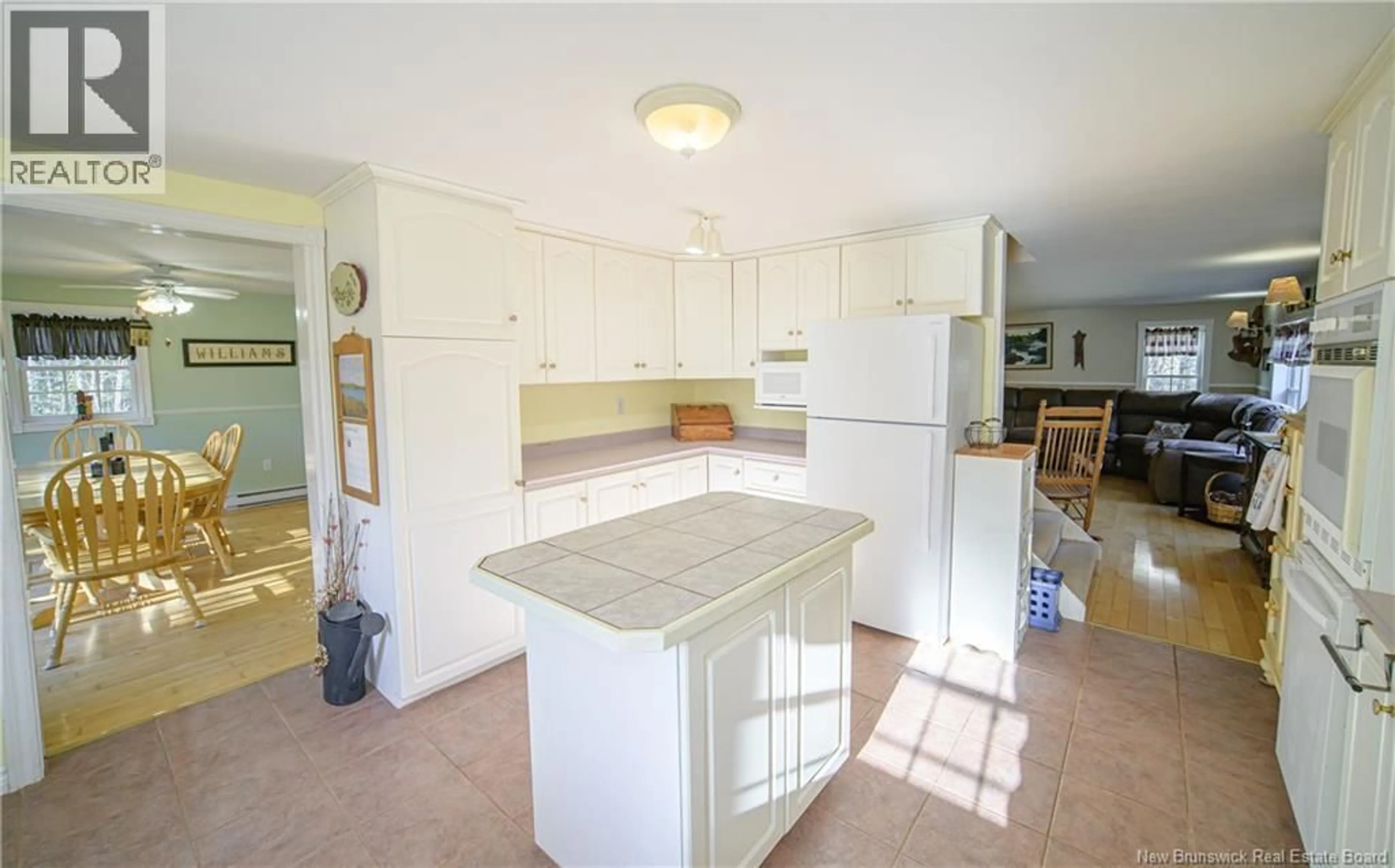 Standard kitchen, ceramic/tile floor for 23 MOORE ROAD, Rusagonis New Brunswick E3B7Z5