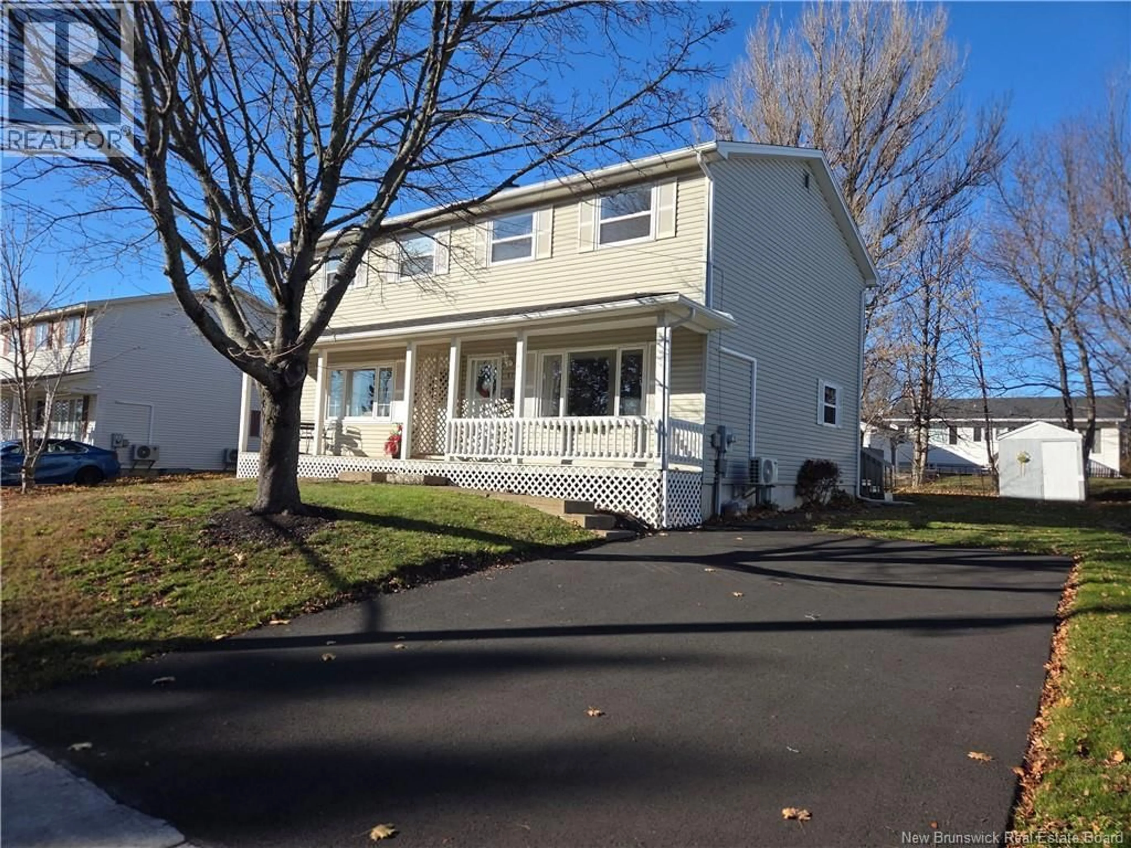 Home with vinyl exterior material, street for 57 BROOKSIDE DRIVE, Moncton New Brunswick E1E4K4
