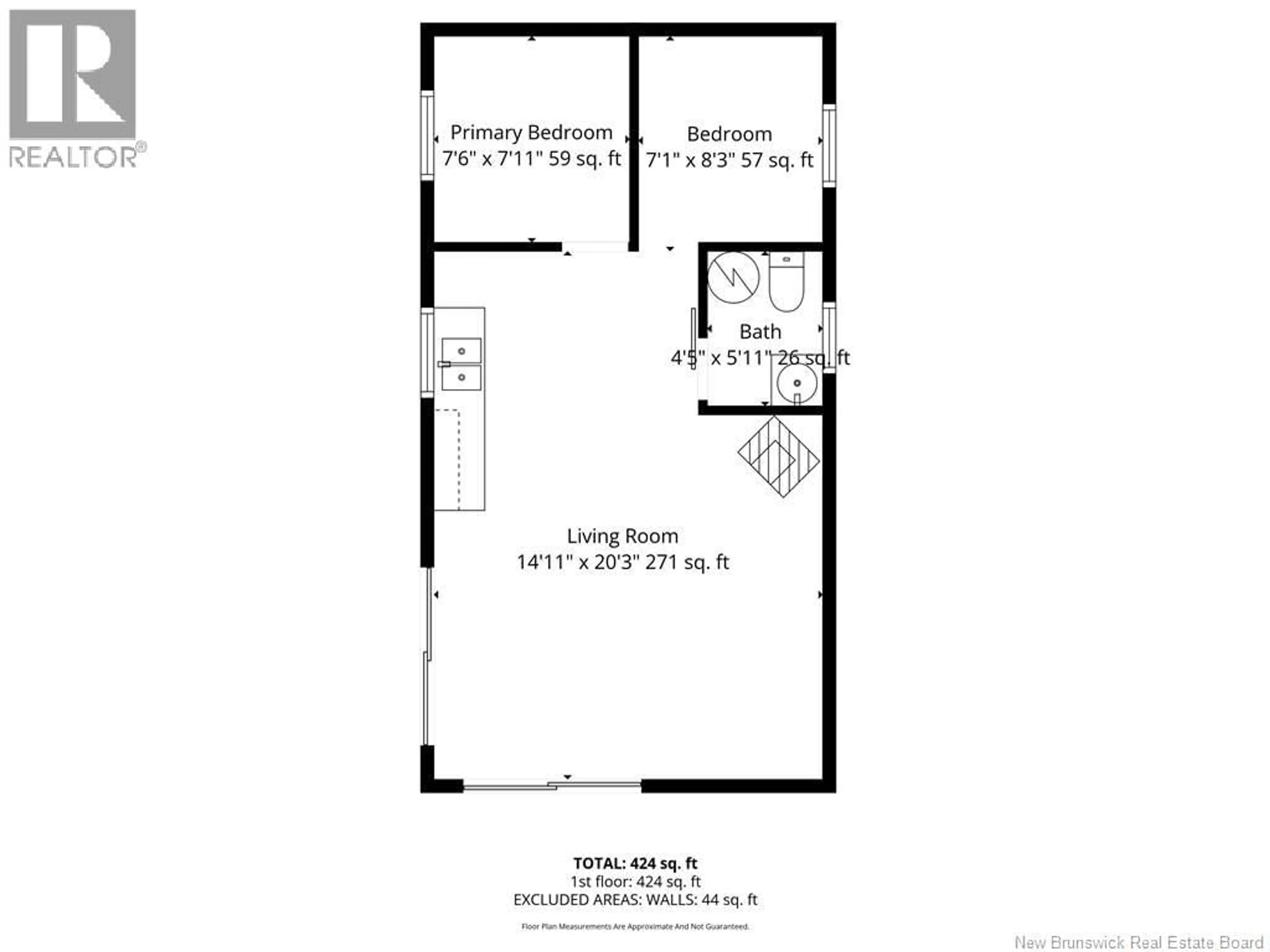 Floor plan for CAMP ROUTE LAVALLEE, Memramcook New Brunswick E4K3C5